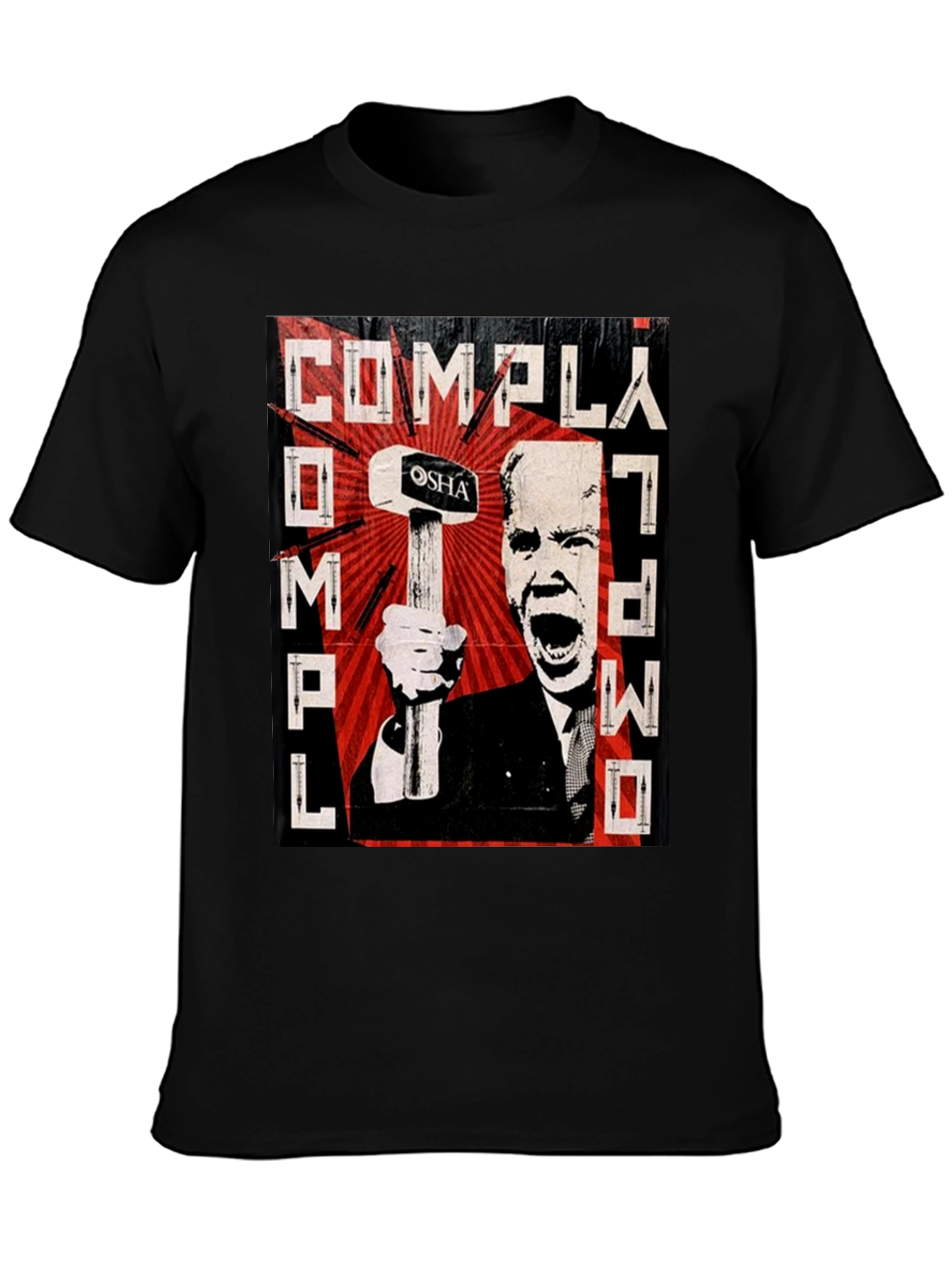 Comply or Die Graphic Tee - Black