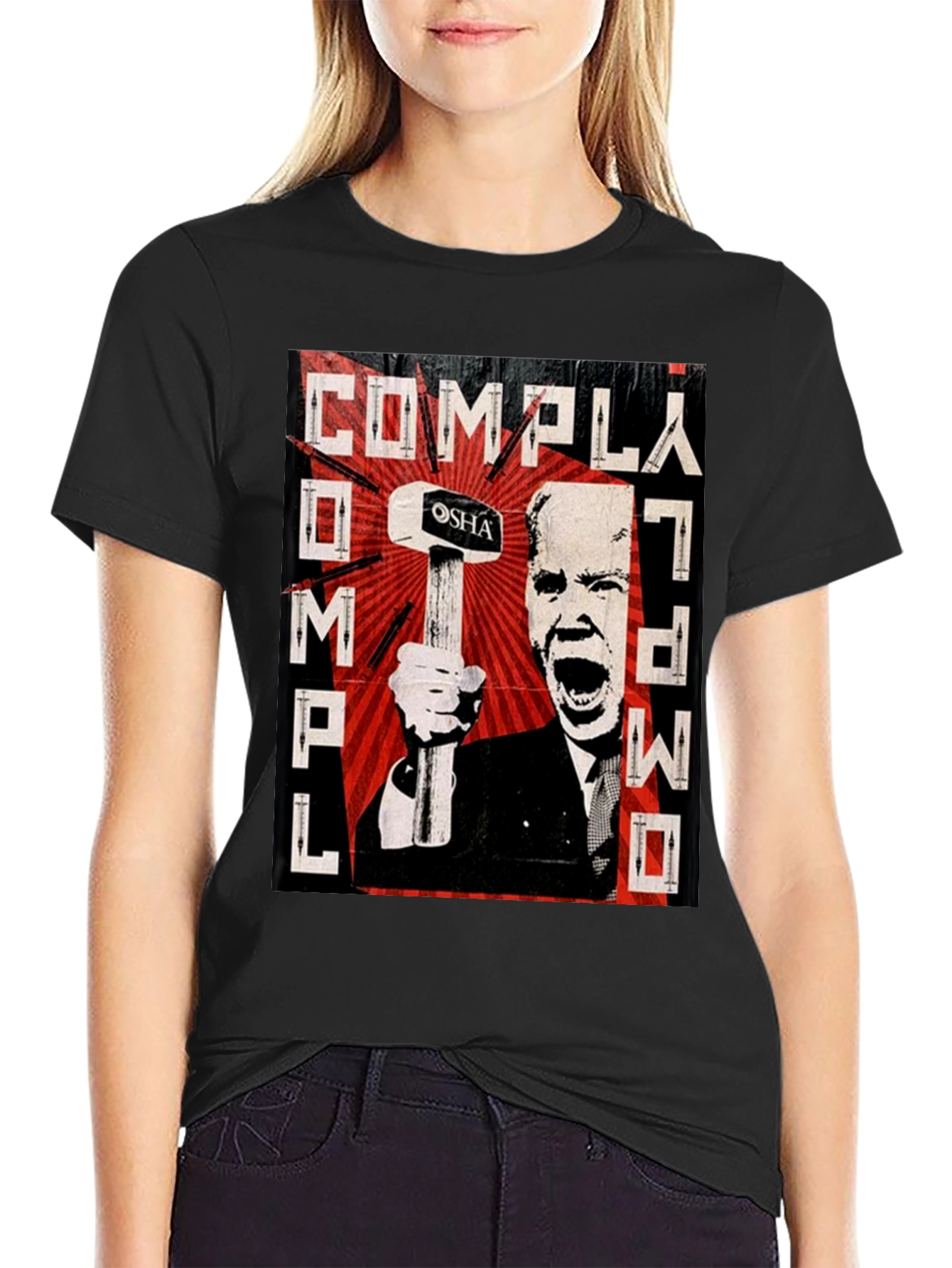 Comply or Die Graphic Tee - Black