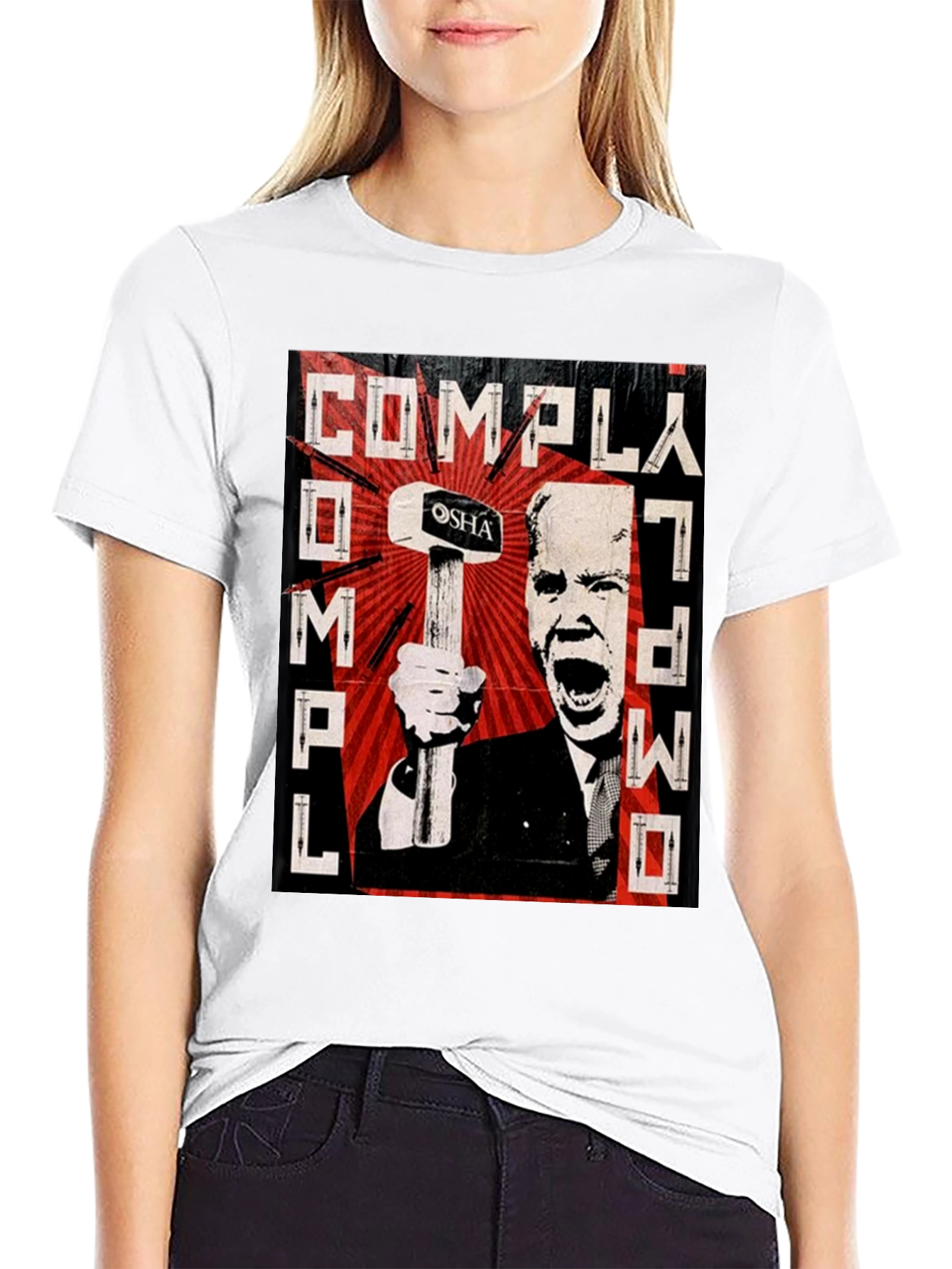 Comply or Die Graphic Tee - Black