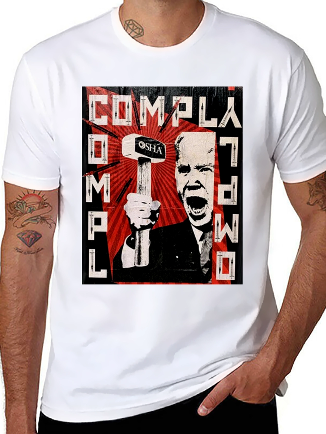 Comply or Die Graphic Tee - Black