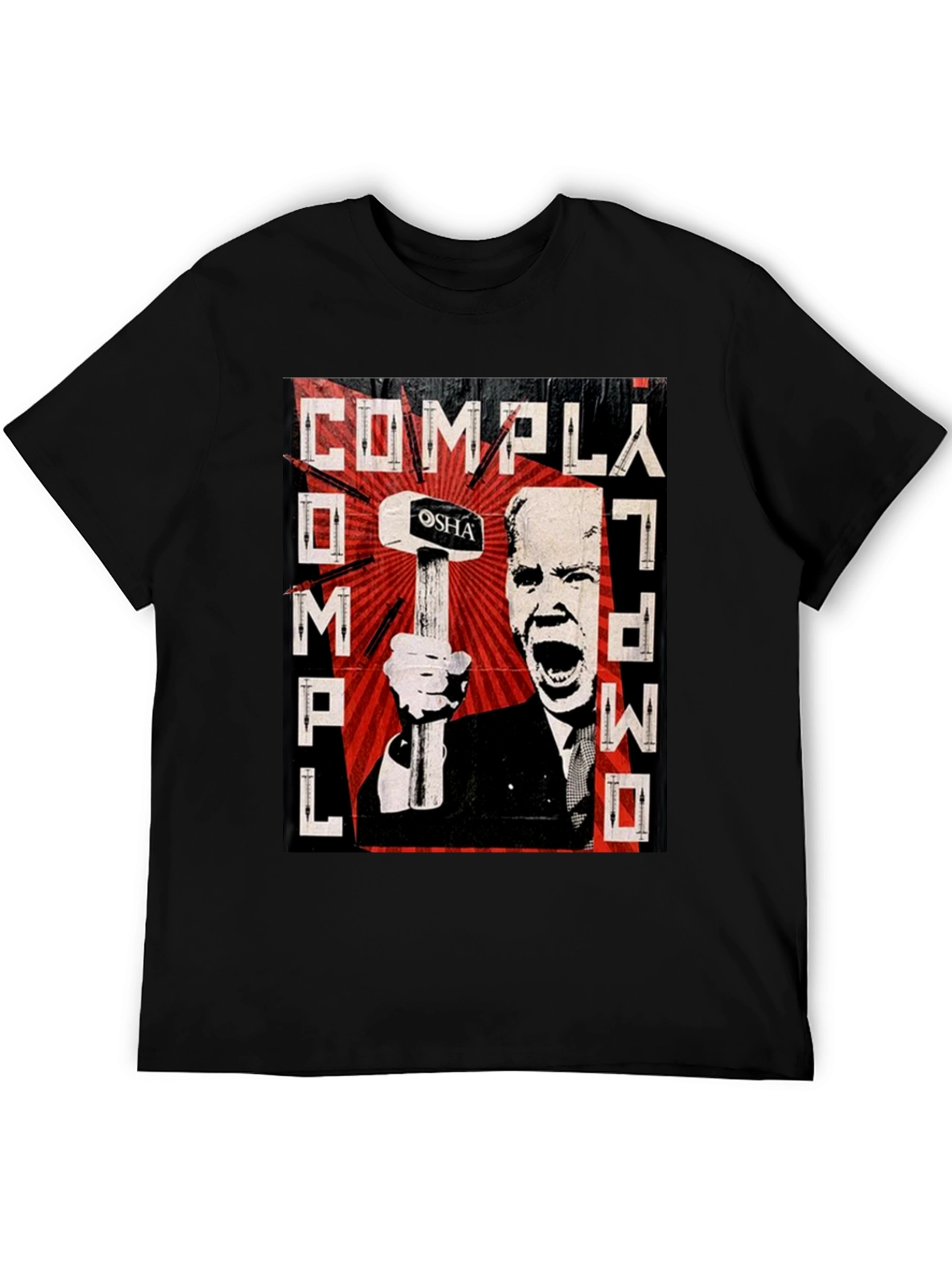 Comply or Die Graphic Tee - Black