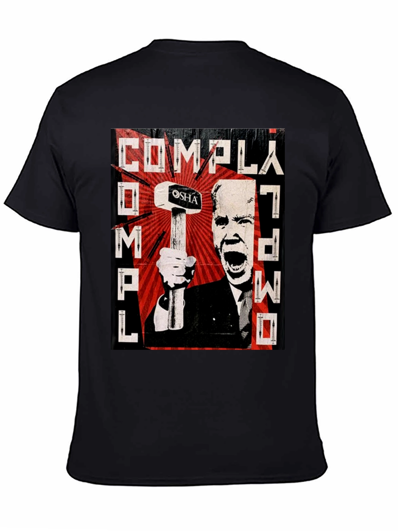 Comply or Die Graphic Tee - Black