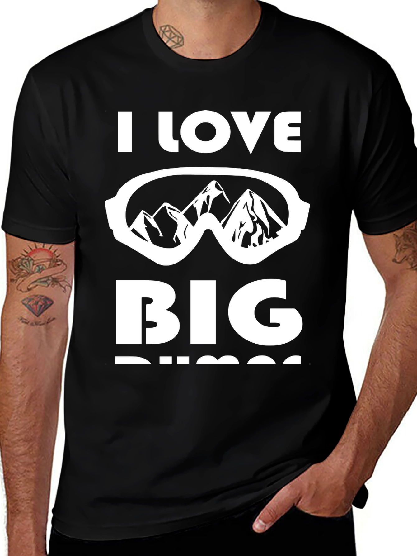 I Love Big Bumps Ski T-Shirt