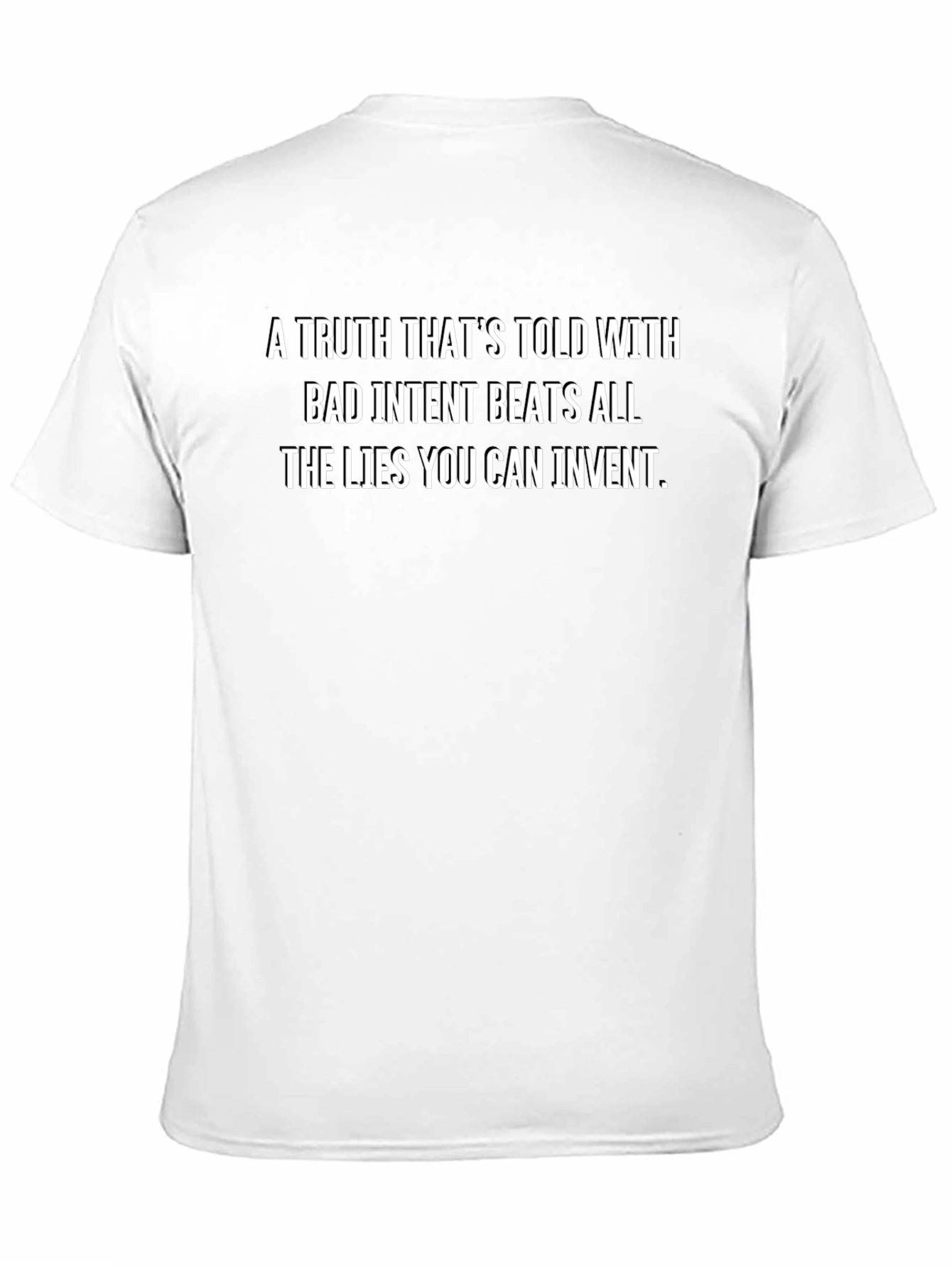 Truth Over Lies Graphic Tee - Black