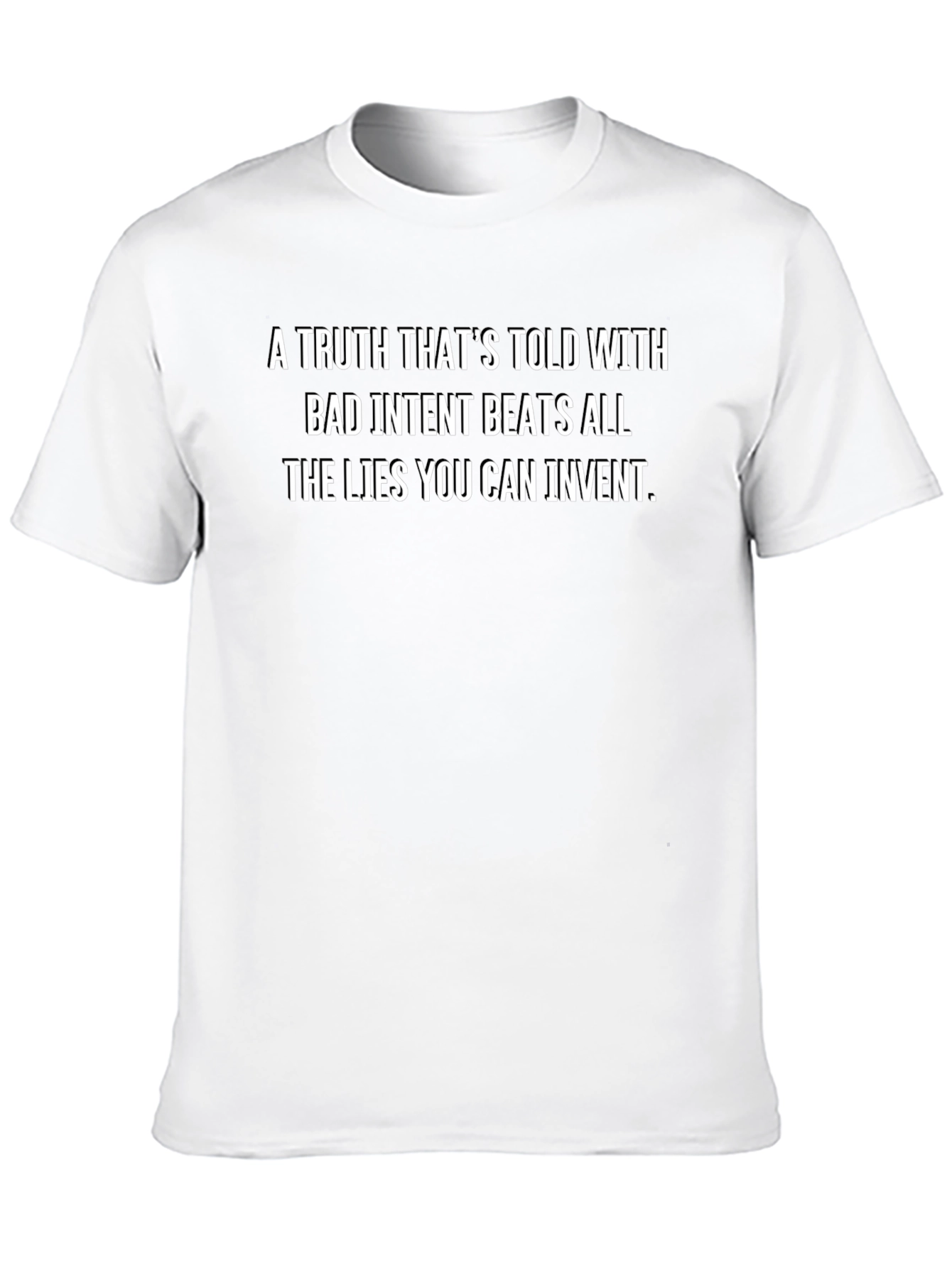 Truth Over Lies Graphic Tee - Black
