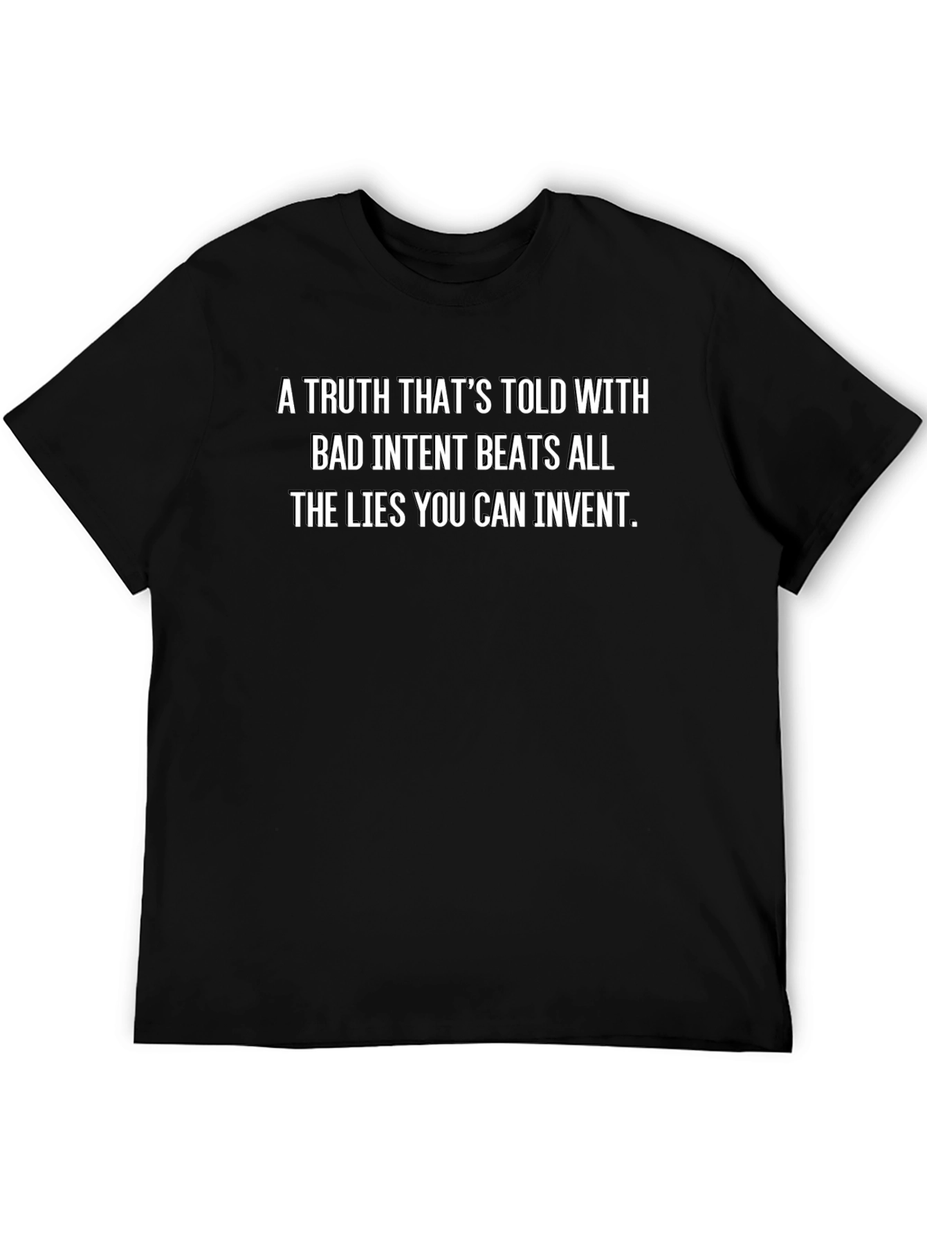 Truth Over Lies Graphic Tee - Black
