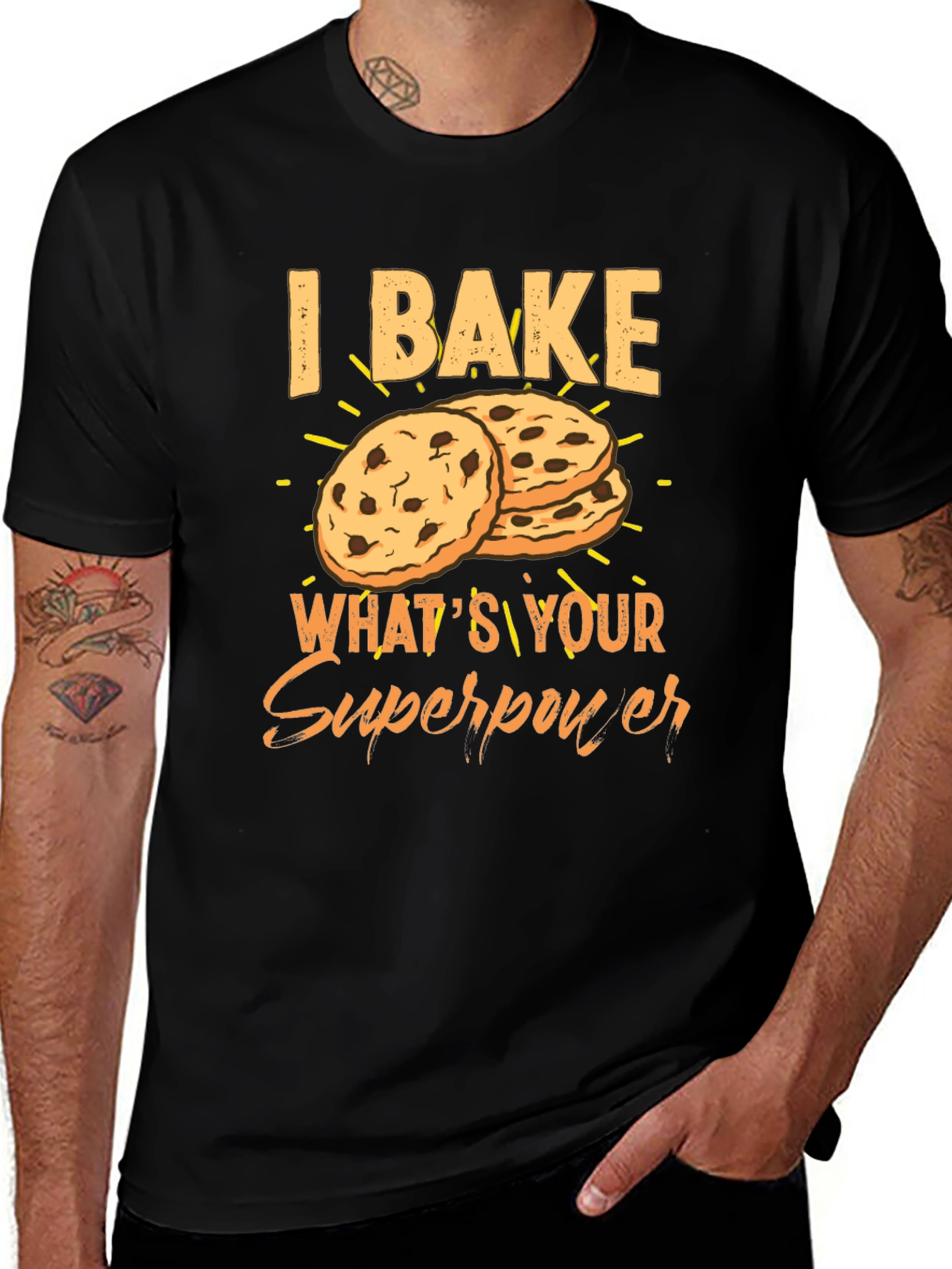 I Bake Whats Your Superpower Graphic T-Shirt