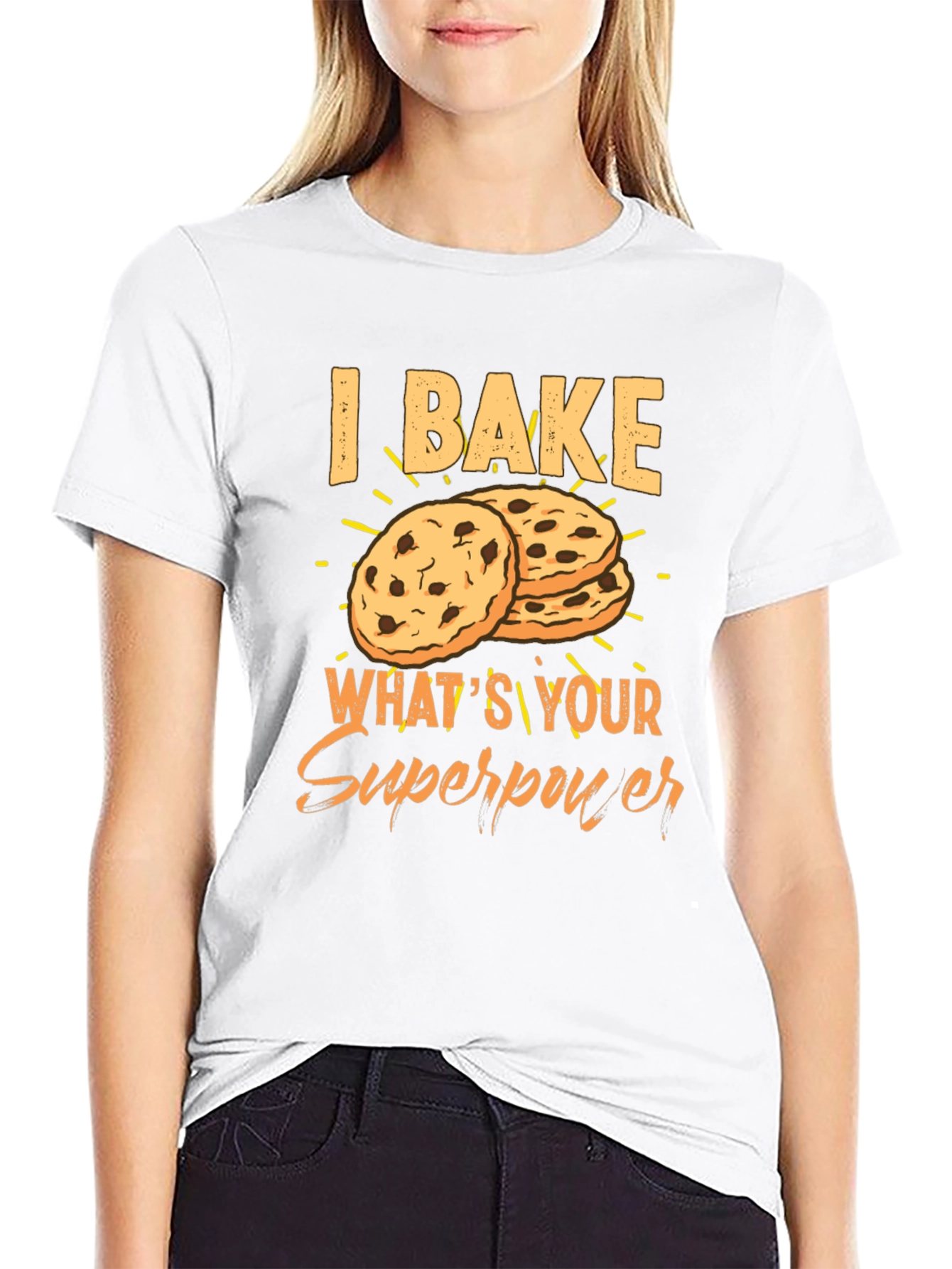 I Bake Whats Your Superpower Graphic T-Shirt