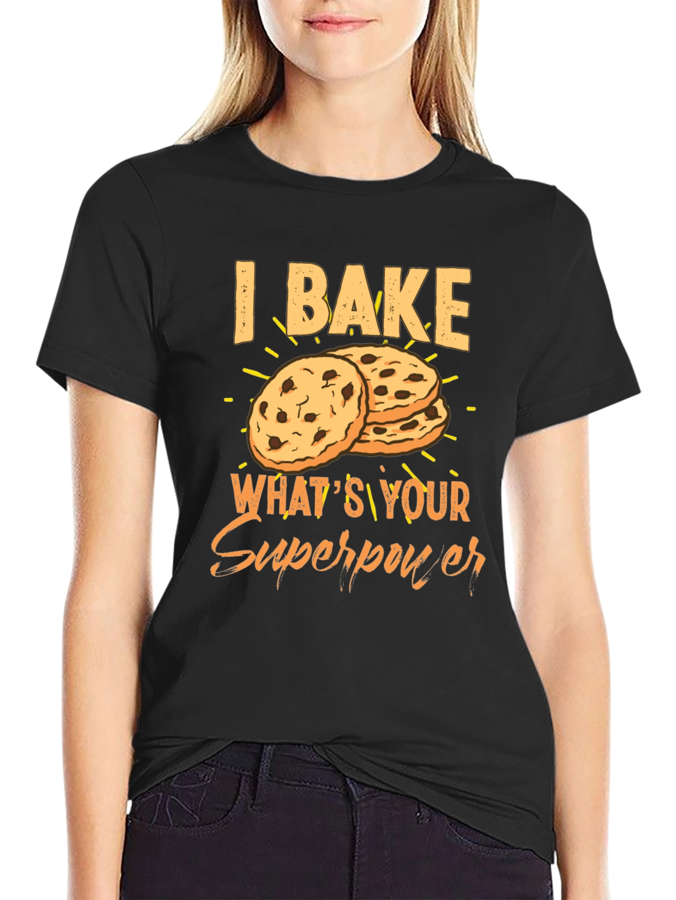I Bake Whats Your Superpower Graphic T-Shirt