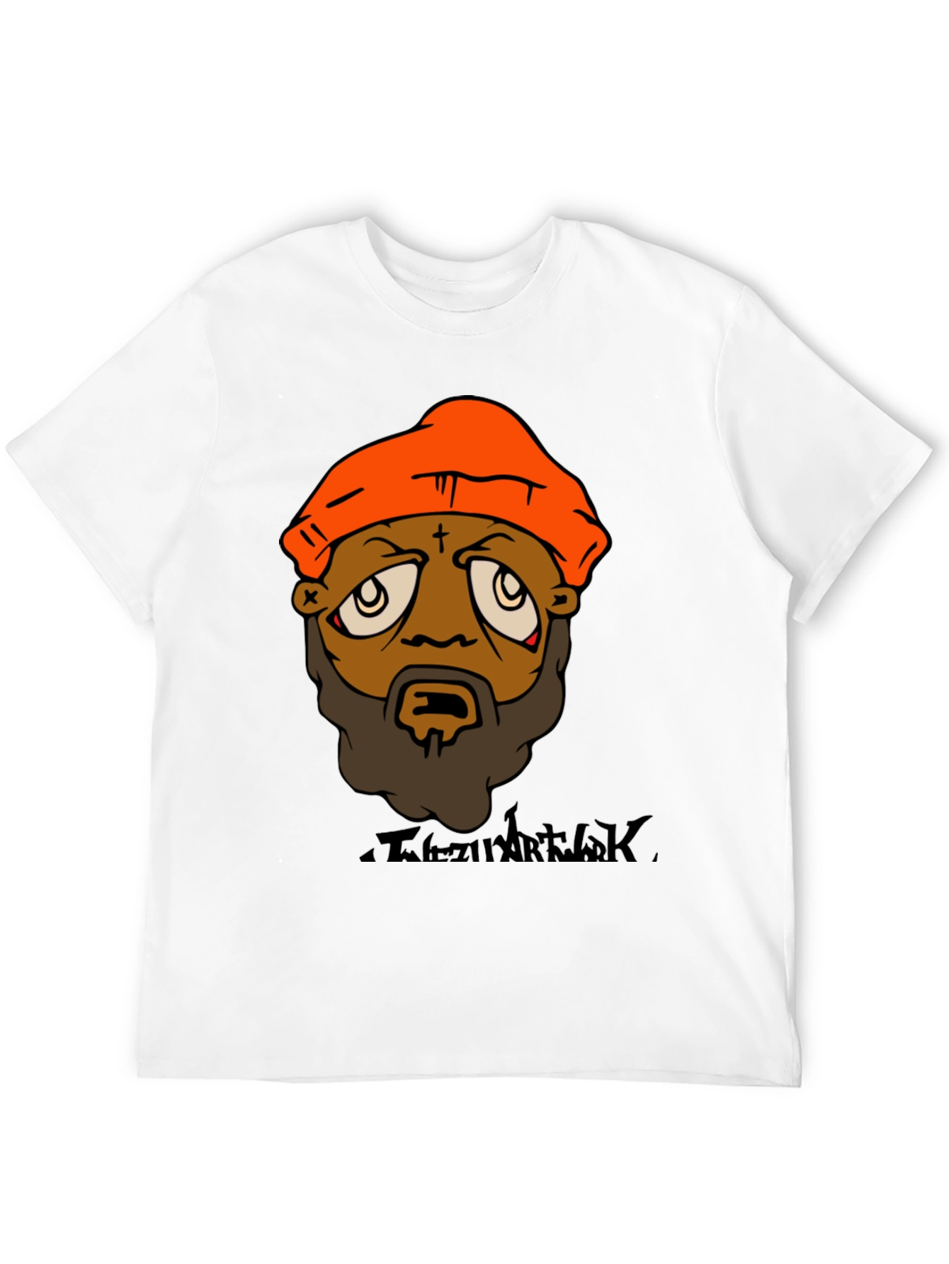 Cartoon Face Graphic Tee