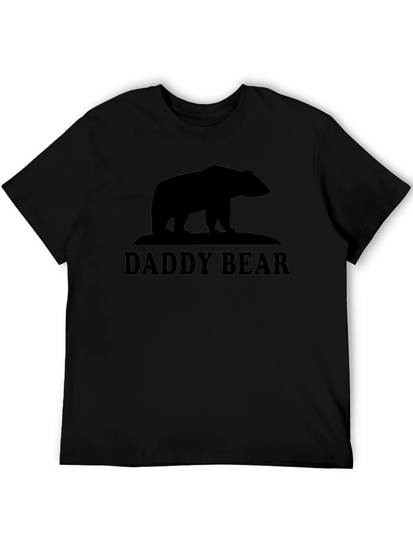 Daddy Bear Black Graphic Tee