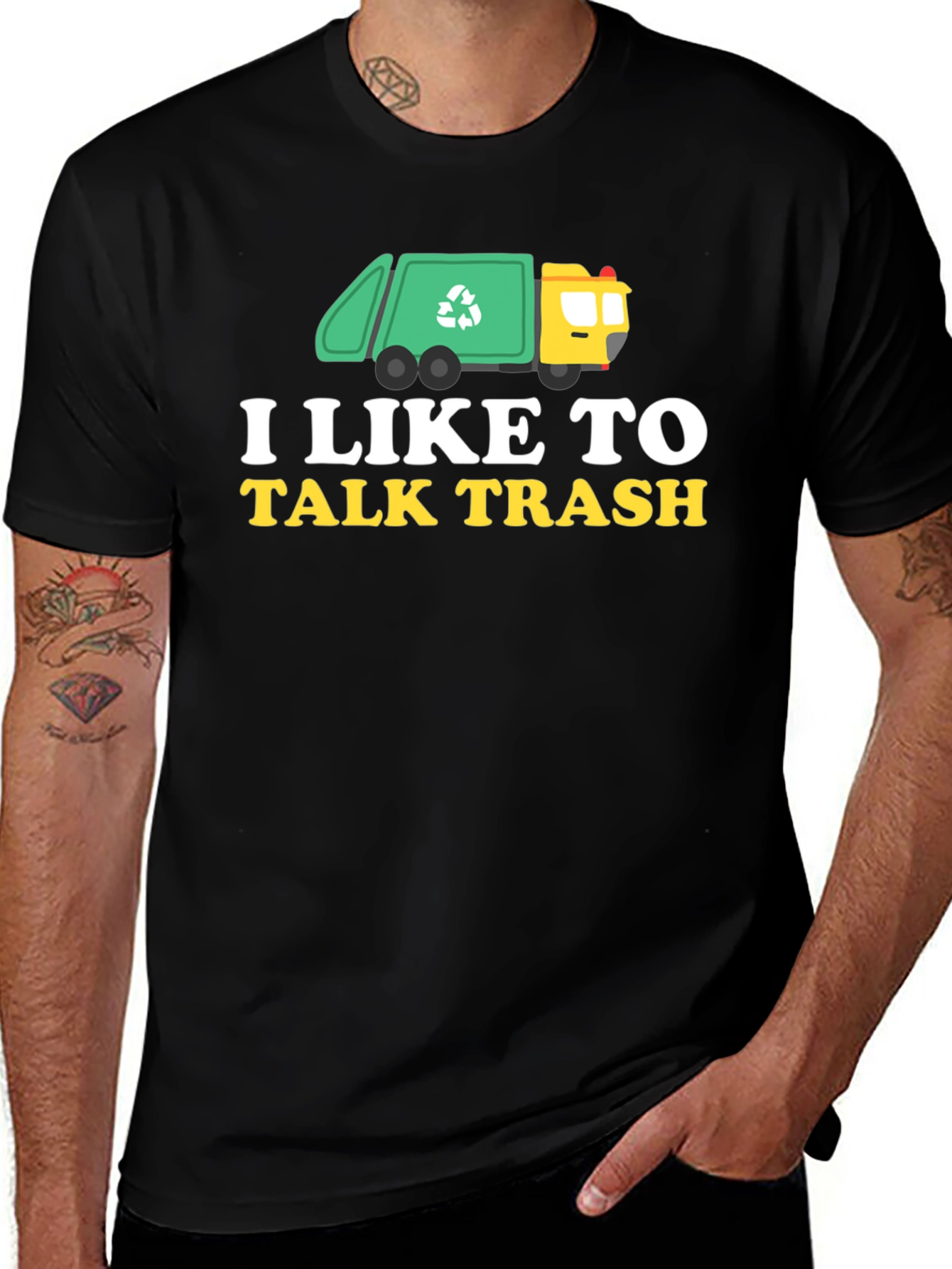 I Like to Talk Trash Graphic T-Shirt