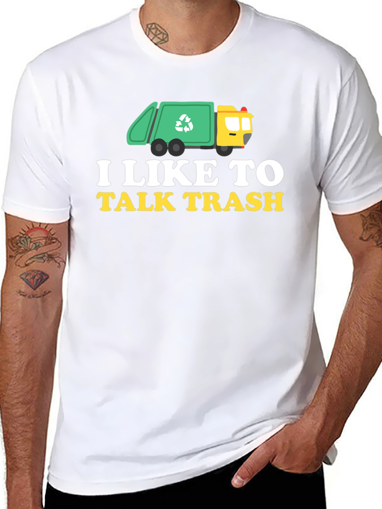 I Like to Talk Trash Graphic T-Shirt