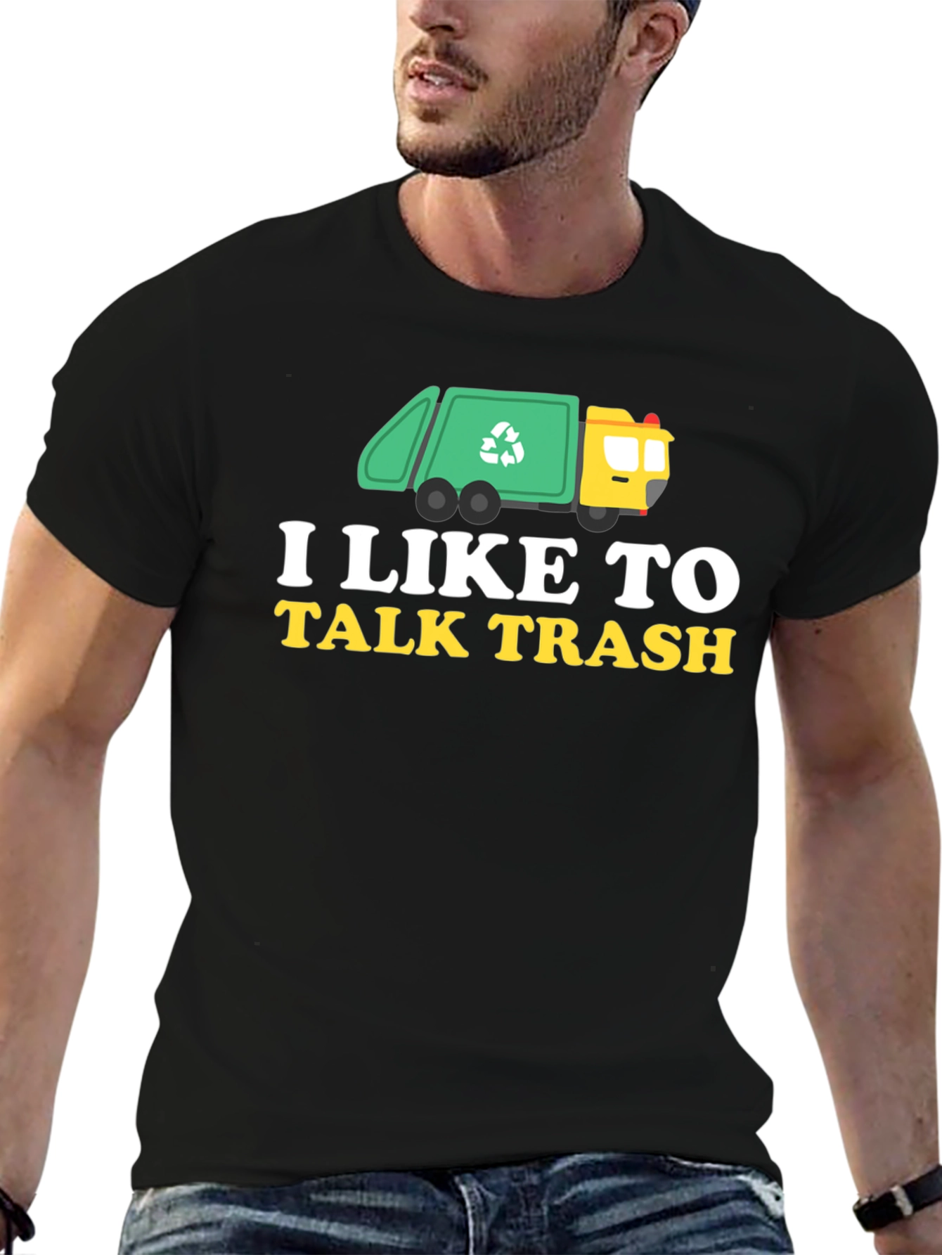 I Like to Talk Trash Graphic T-Shirt