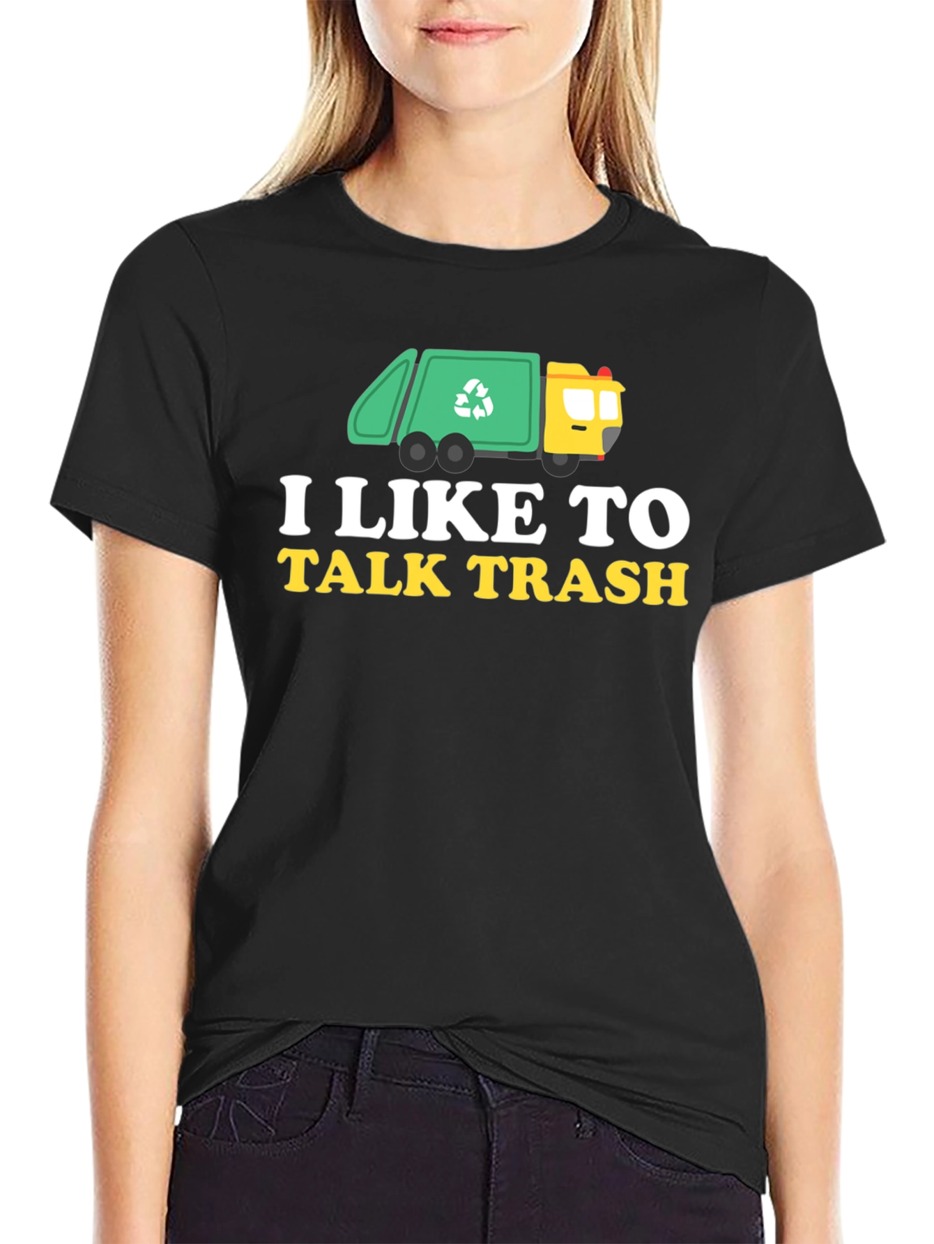 I Like to Talk Trash Graphic T-Shirt