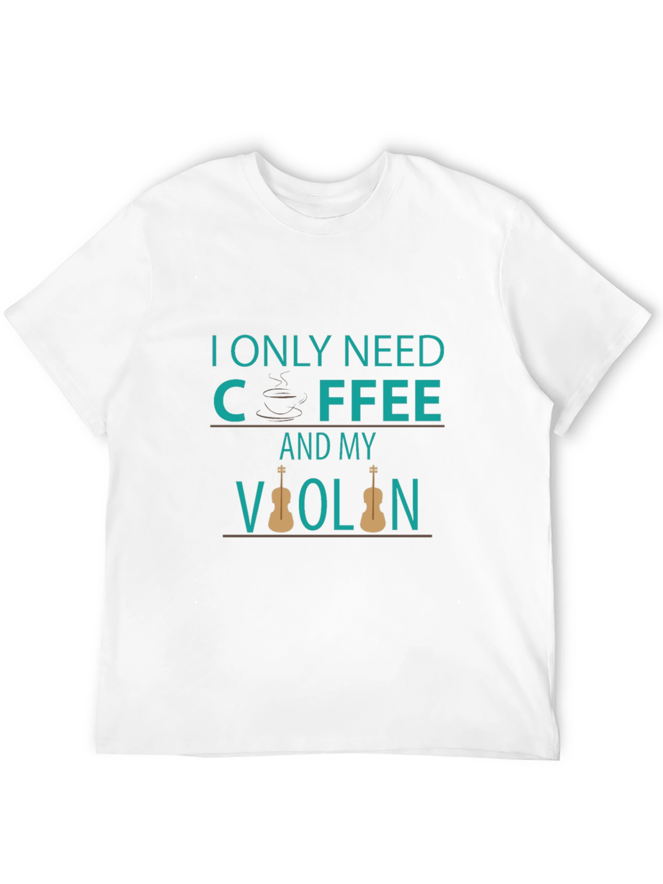 Coffee and Violin T-Shirt - Musician Tee