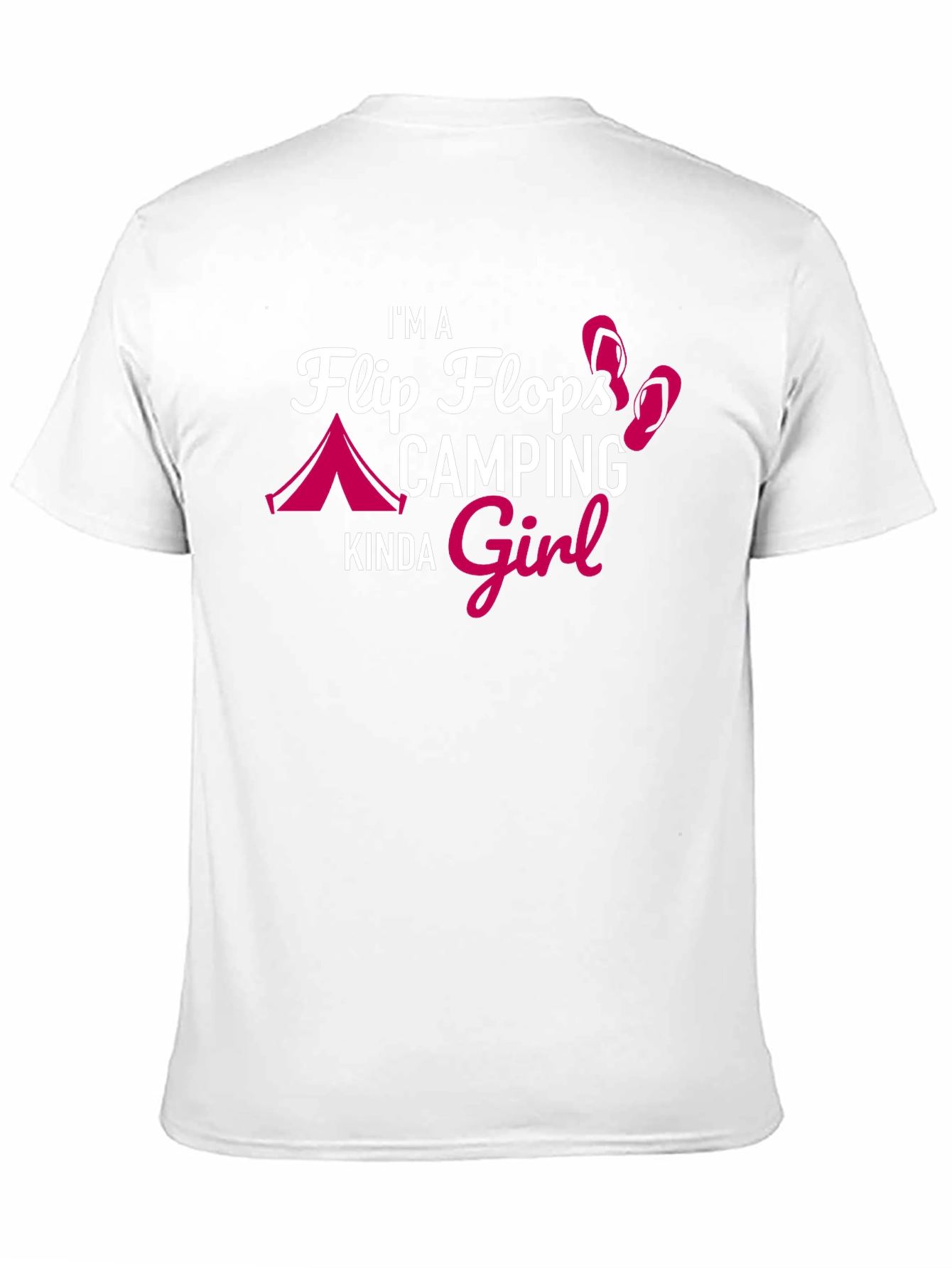 Flip Flops Camping Girl T-Shirt