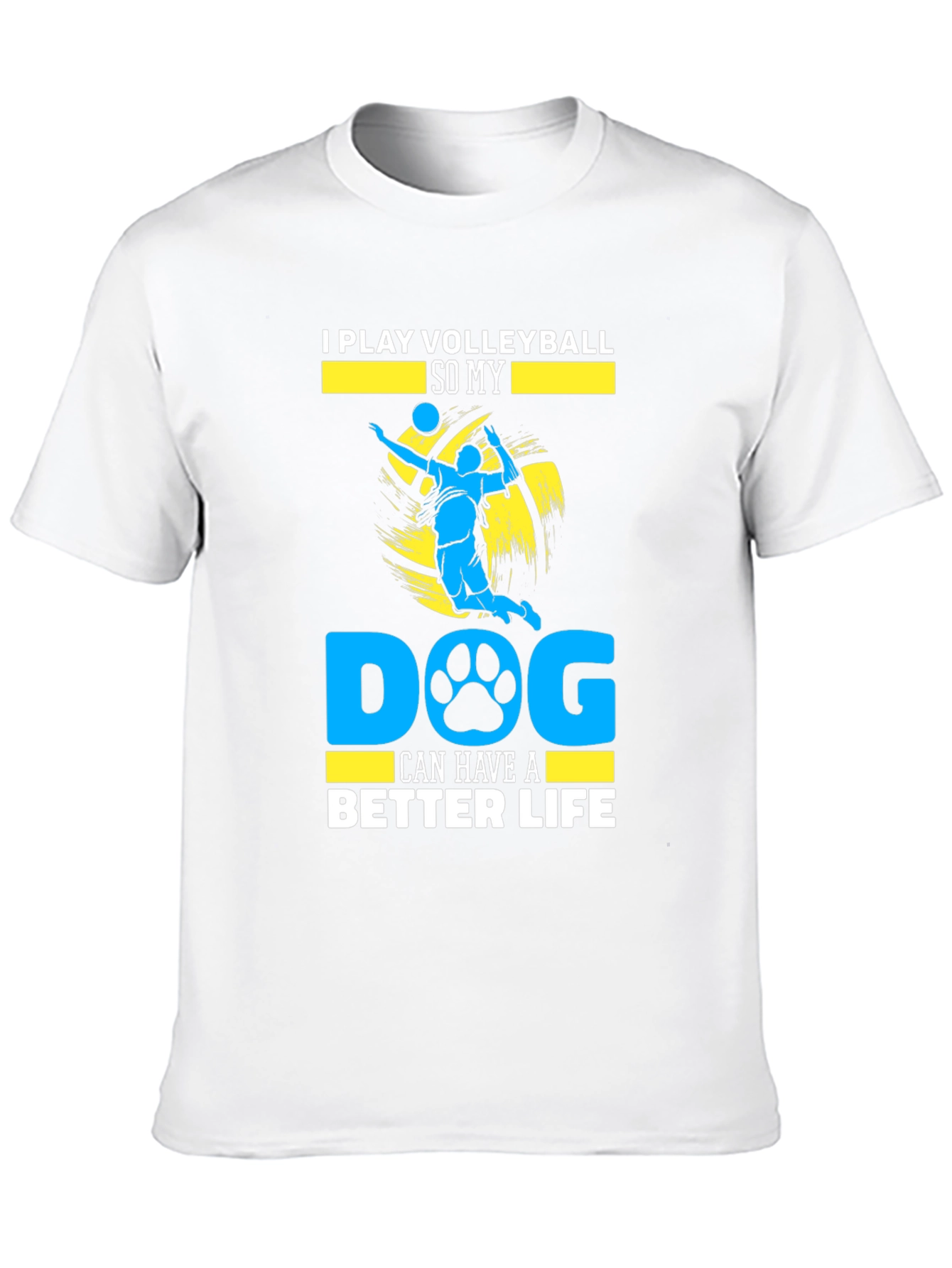 Volleyball Dog Lover Graphic Tee