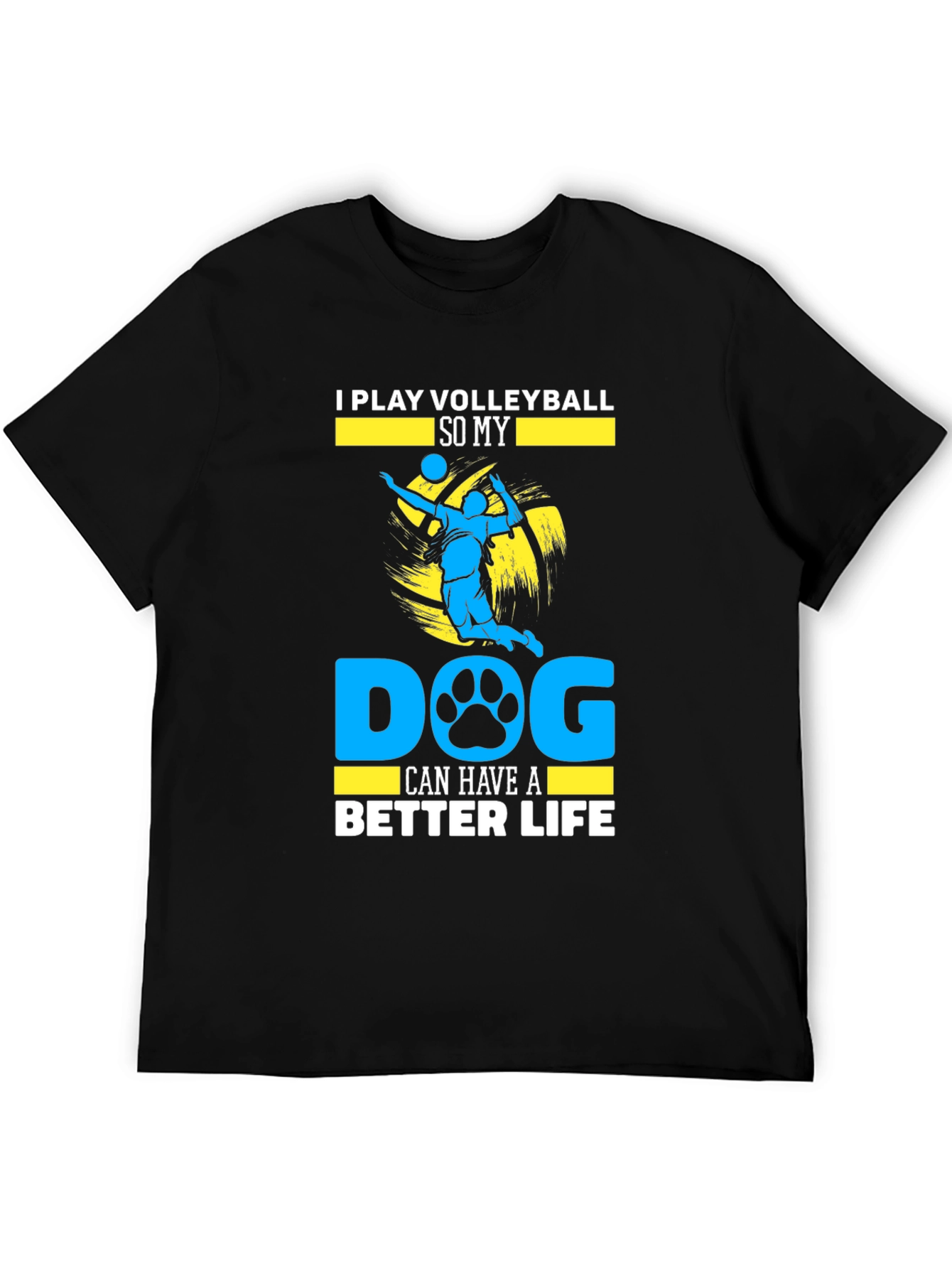 Volleyball Dog Lover Graphic Tee
