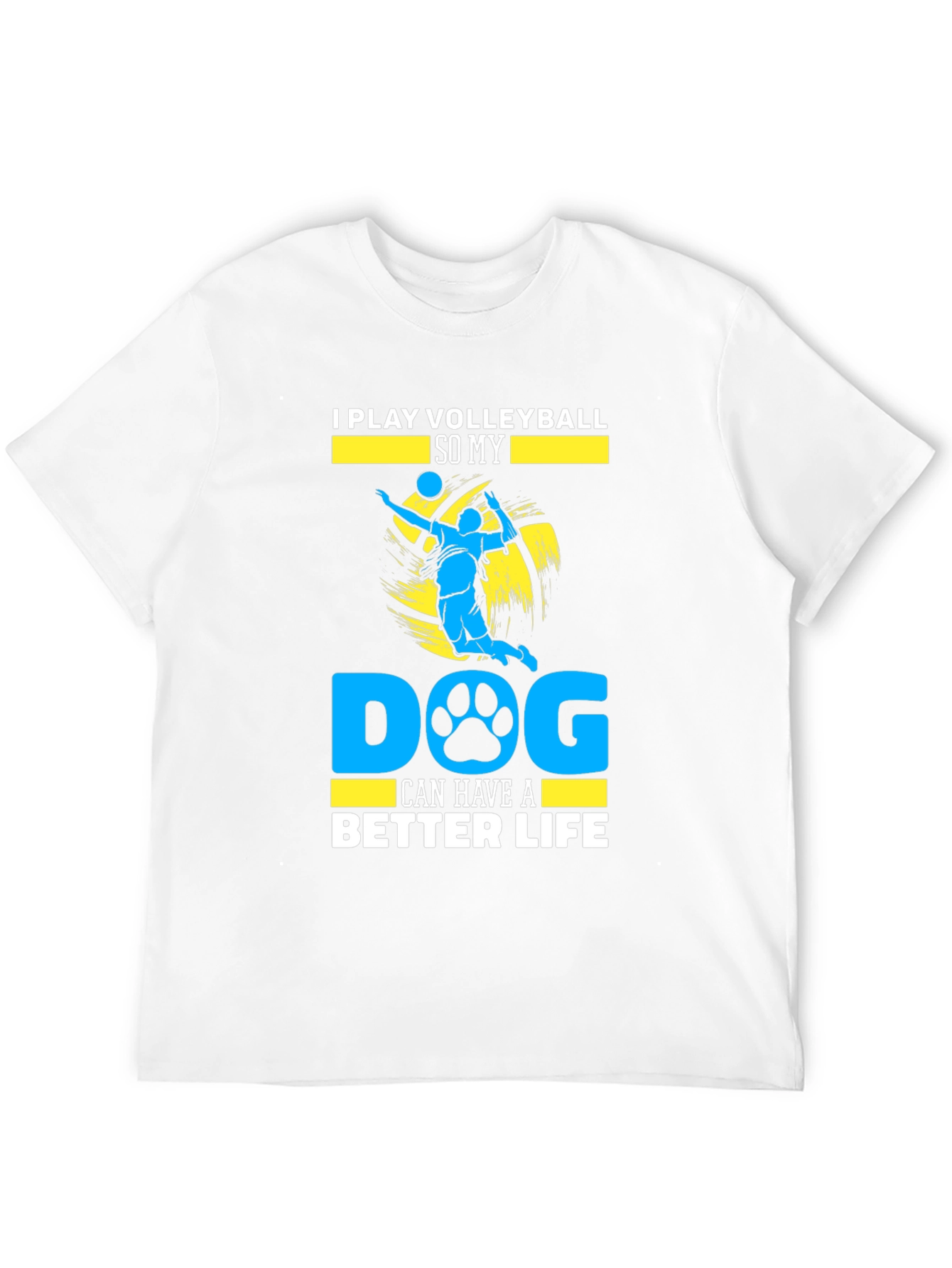 Volleyball Dog Lover Graphic Tee