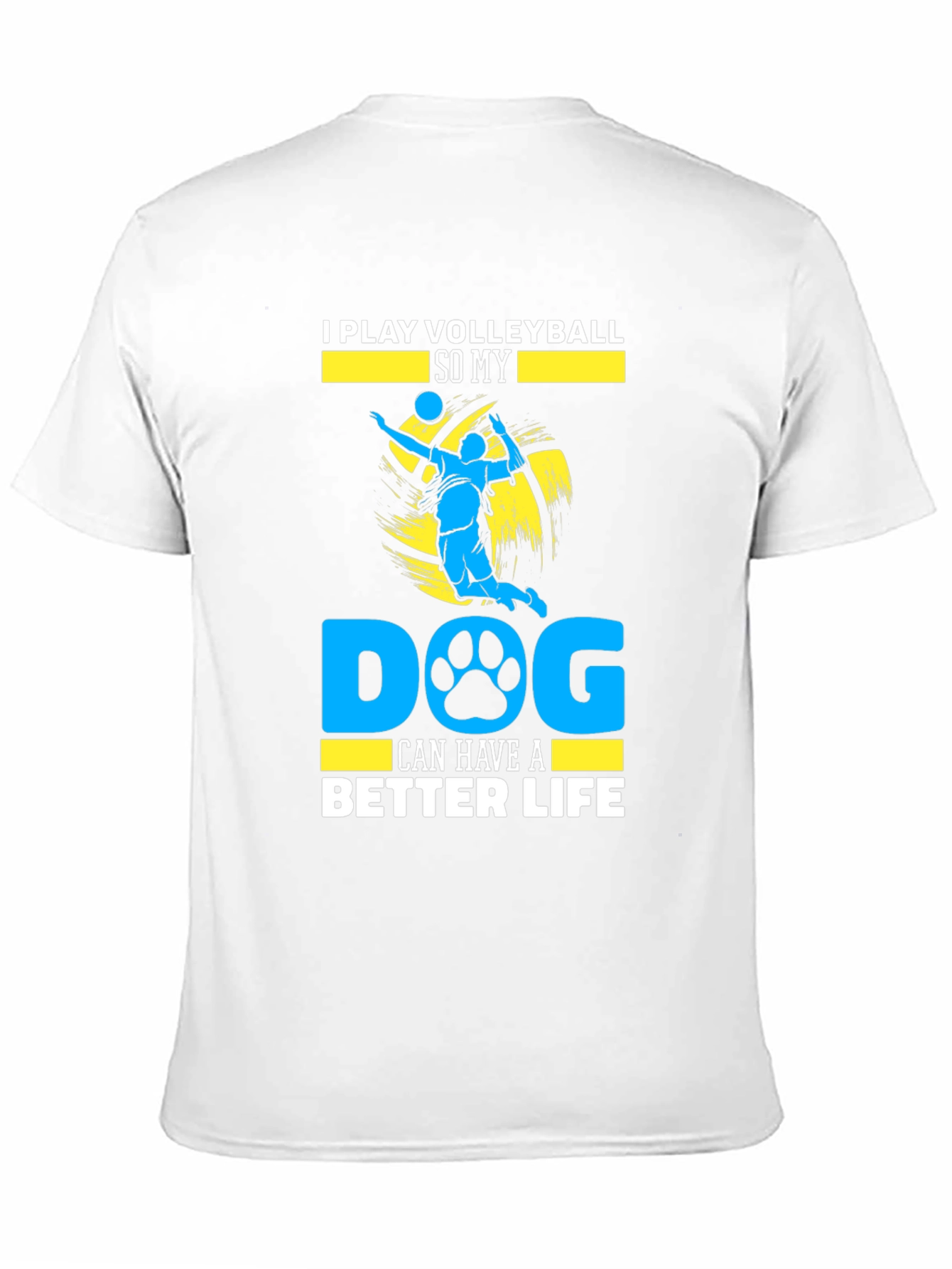 Volleyball Dog Lover Graphic Tee