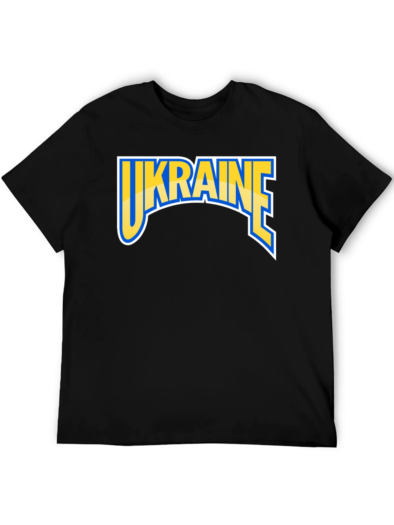 Ukraine Graphic Tee - Bold Patriotic Style