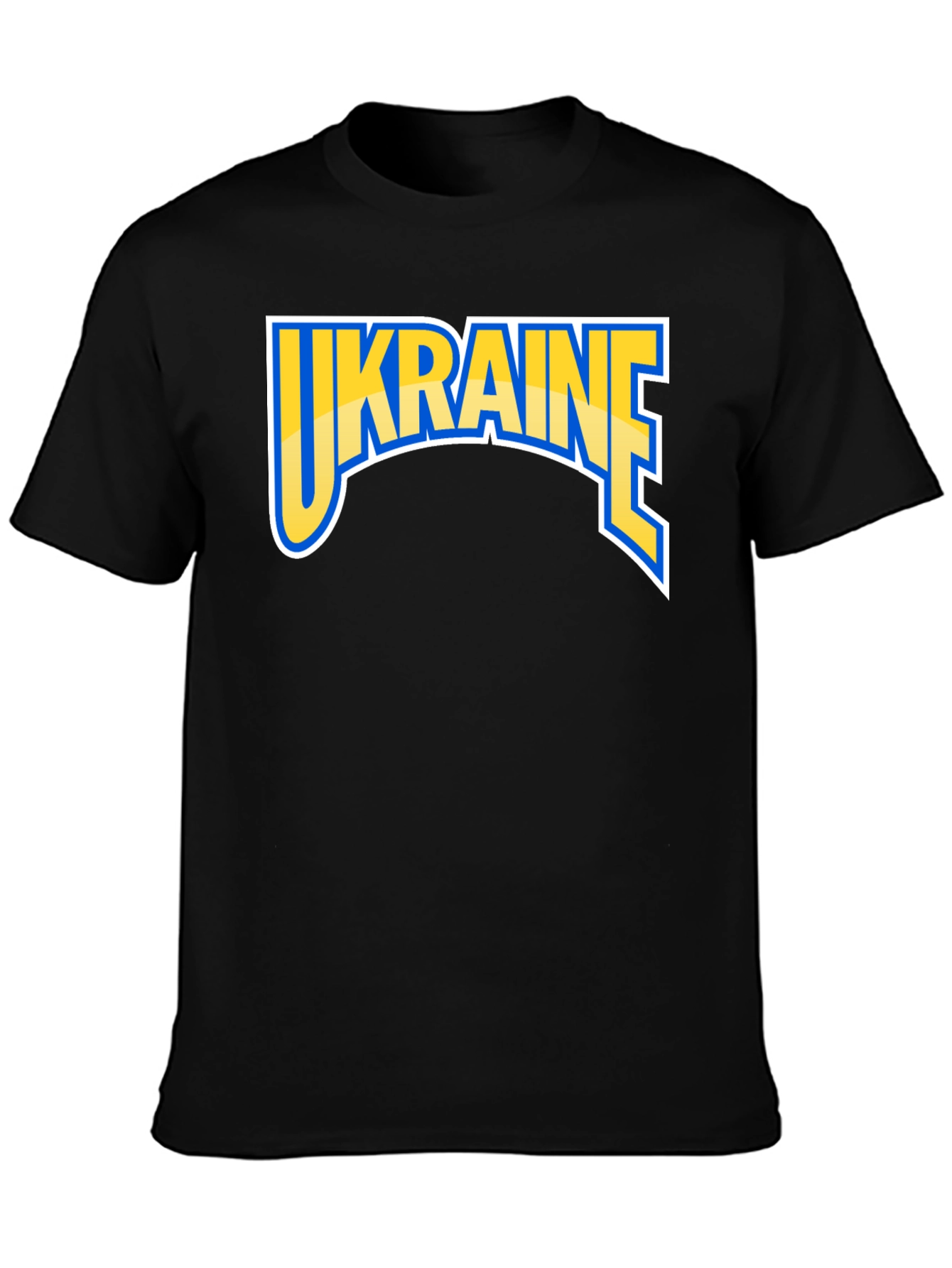 Ukraine Graphic Tee - Bold Patriotic Style