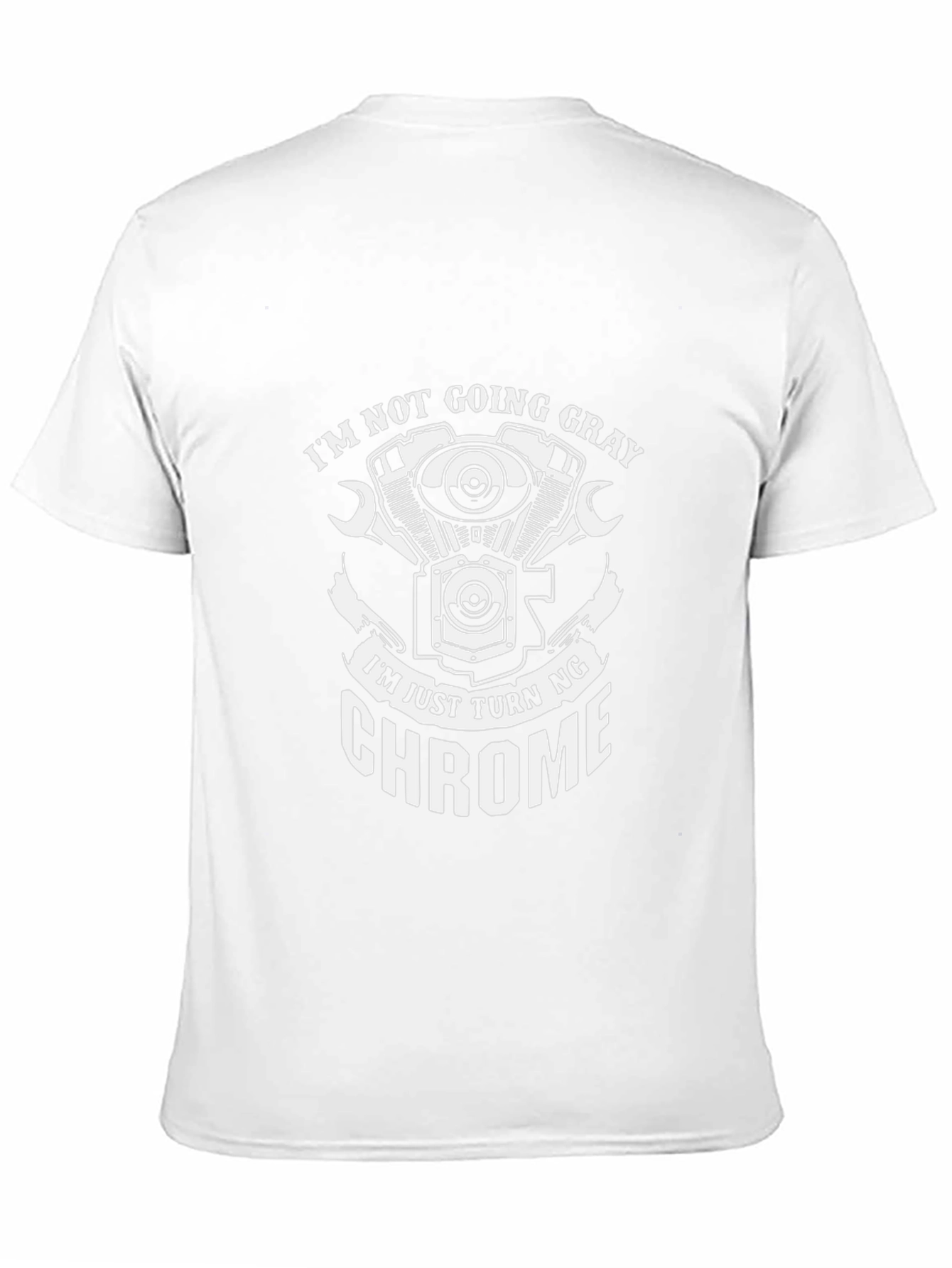 Chrome Motorcycle T-Shirt - Funny Biker Tee
