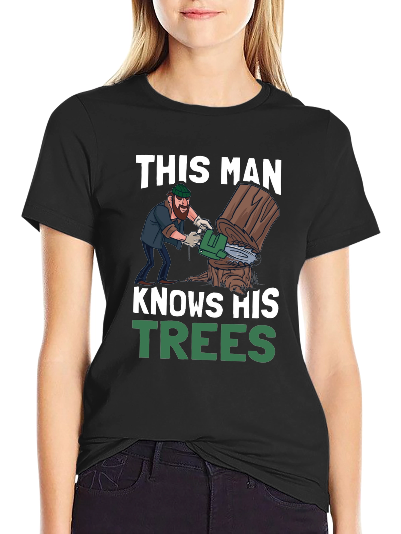 This Man Knows His Trees Graphic T-Shirt
