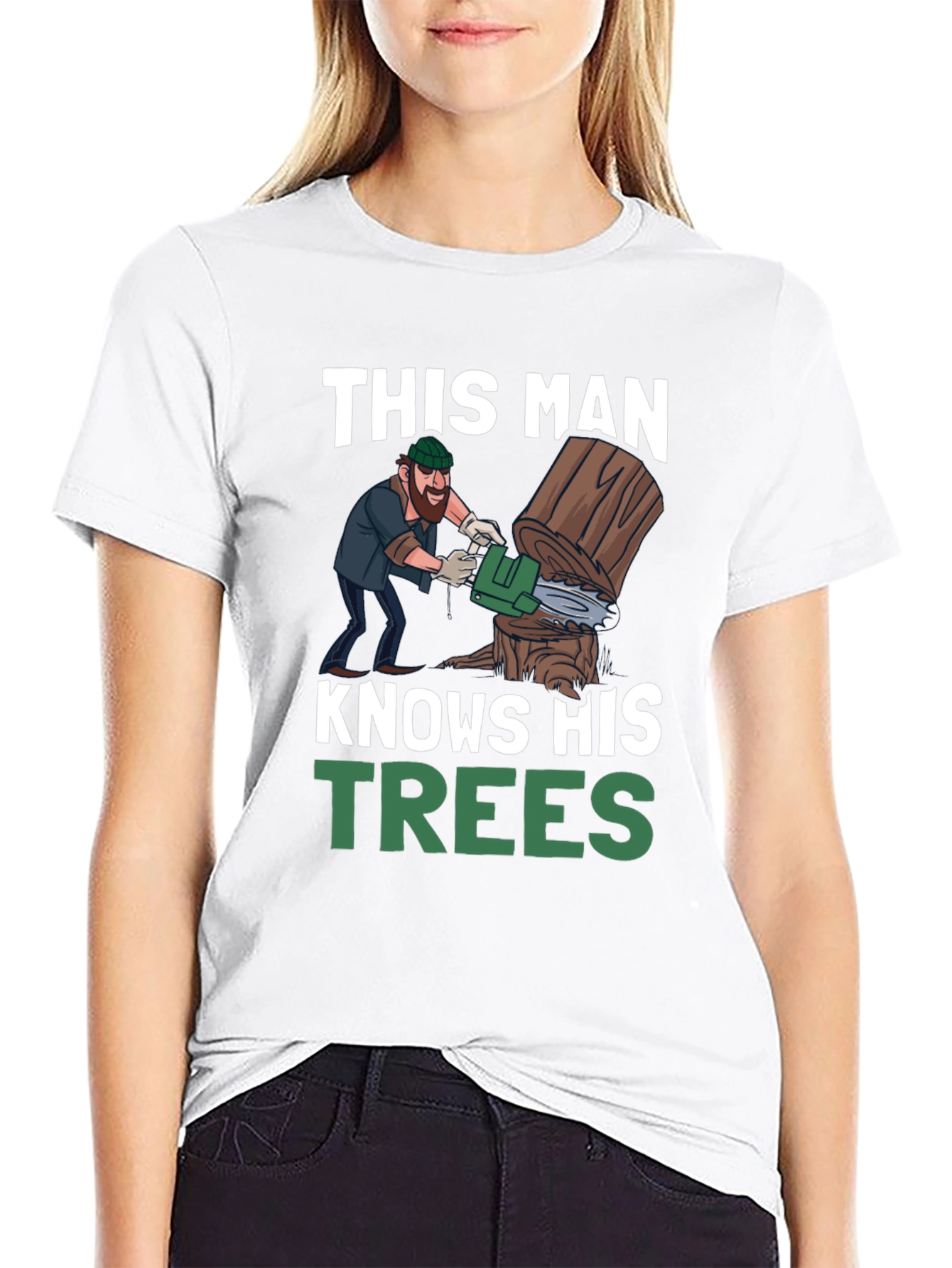 This Man Knows His Trees Graphic T-Shirt