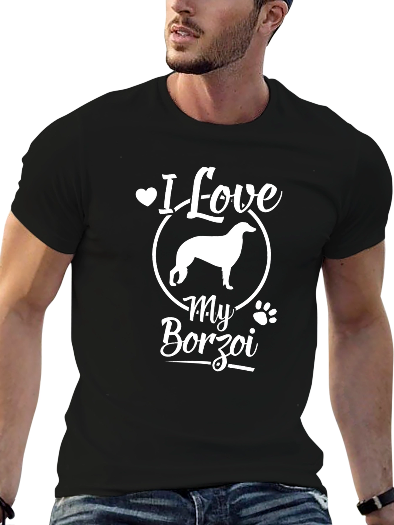 I Love My Borzoi Dog T-Shirt