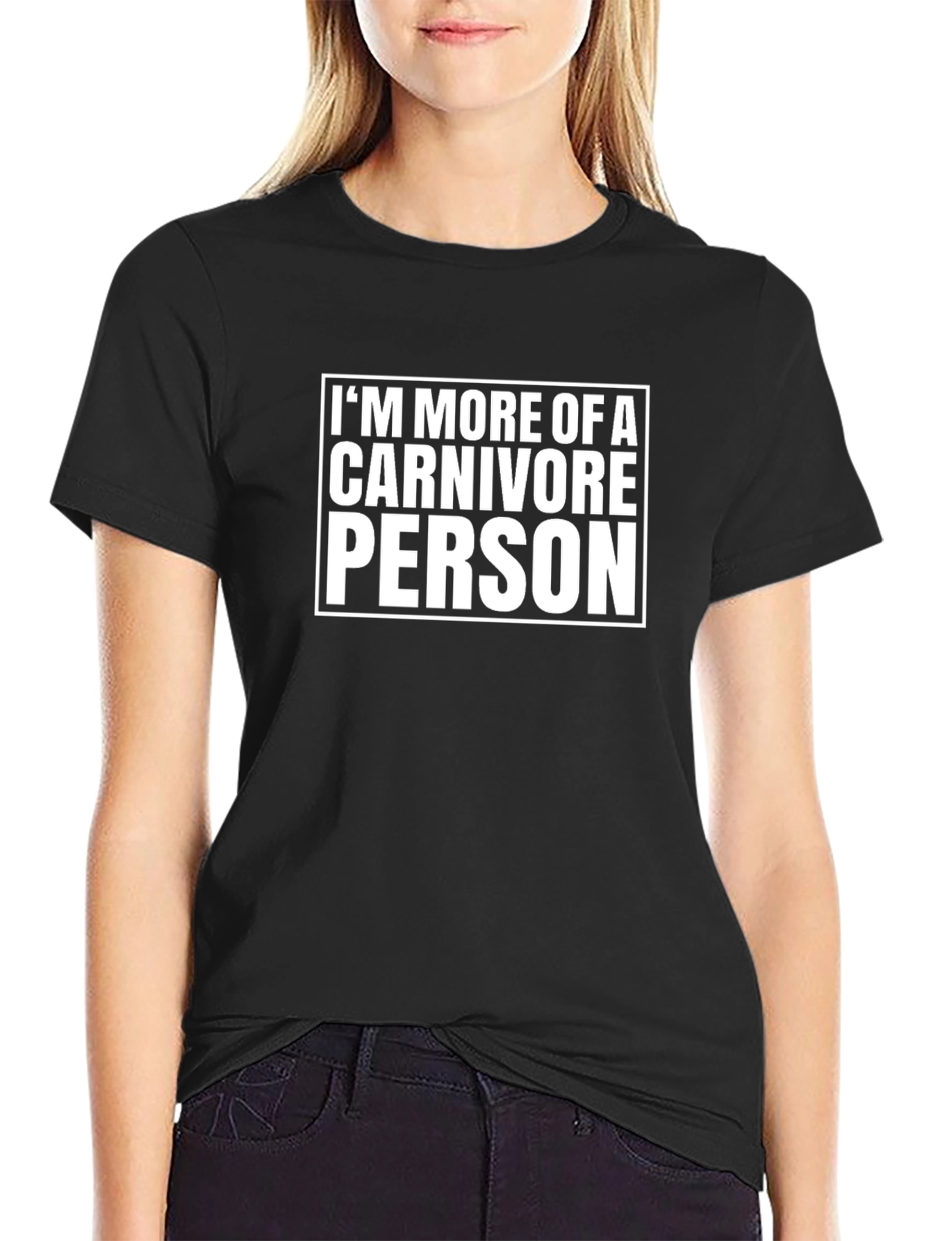 Carnivore Person Black Graphic T-Shirt