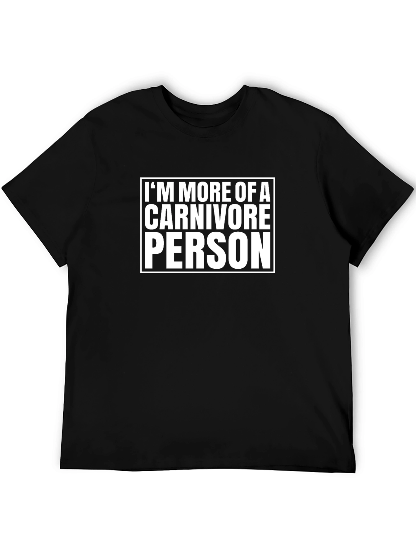 Carnivore Person Black Graphic T-Shirt