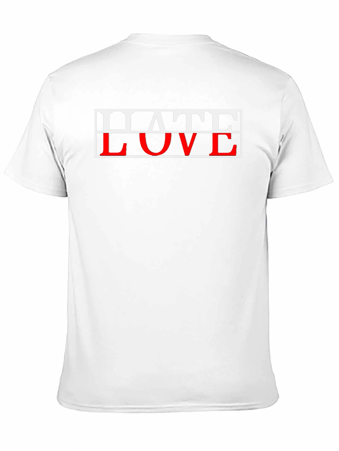 Hate Love Graphic Tee - Edgy Streetwear Style