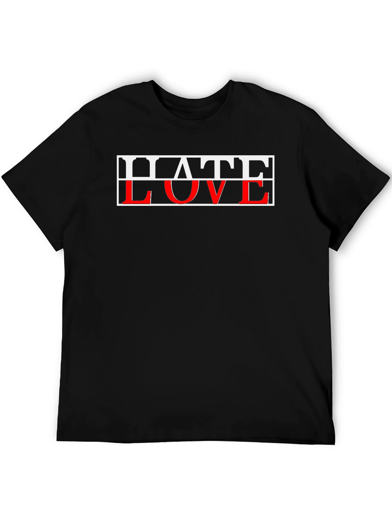 Hate Love Graphic Tee - Edgy Streetwear Style