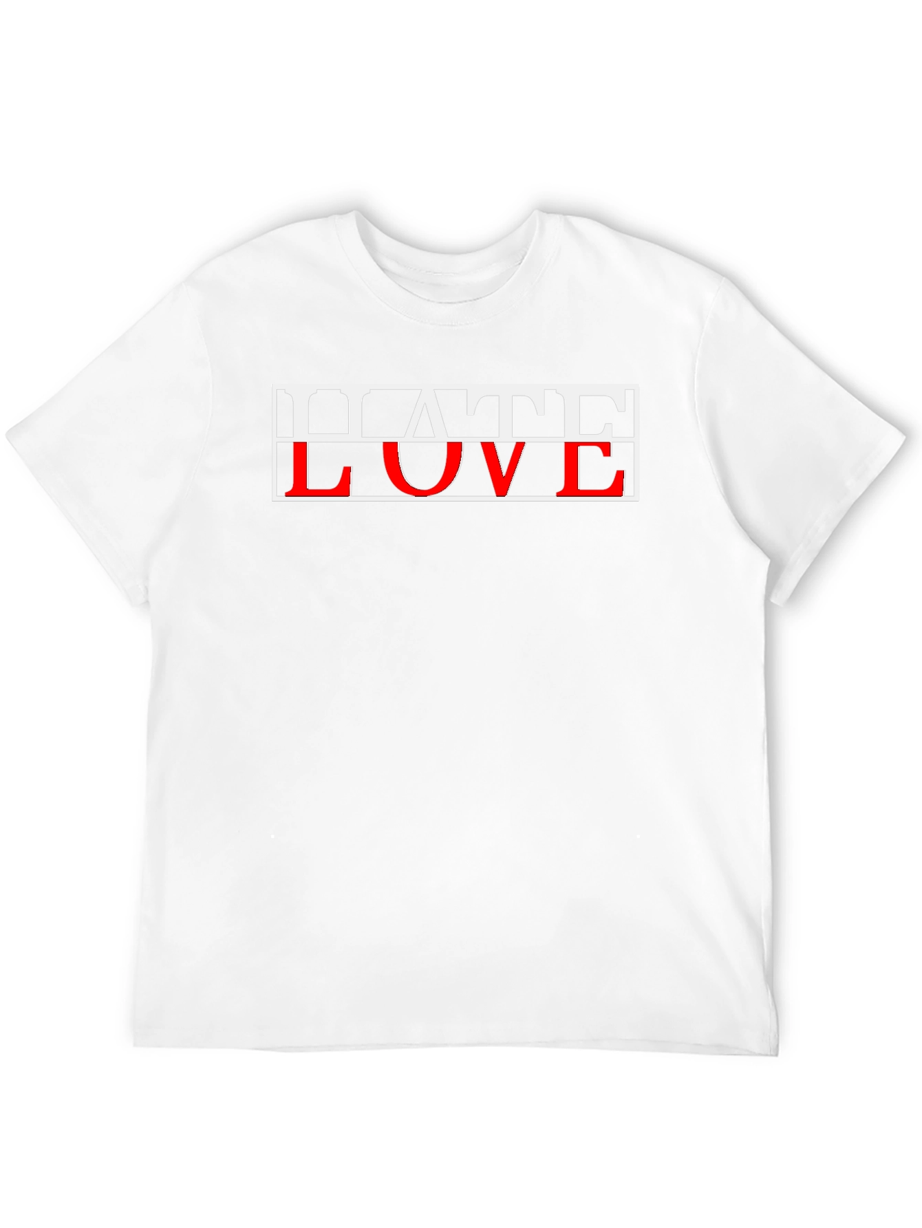 Hate Love Graphic Tee - Edgy Streetwear Style