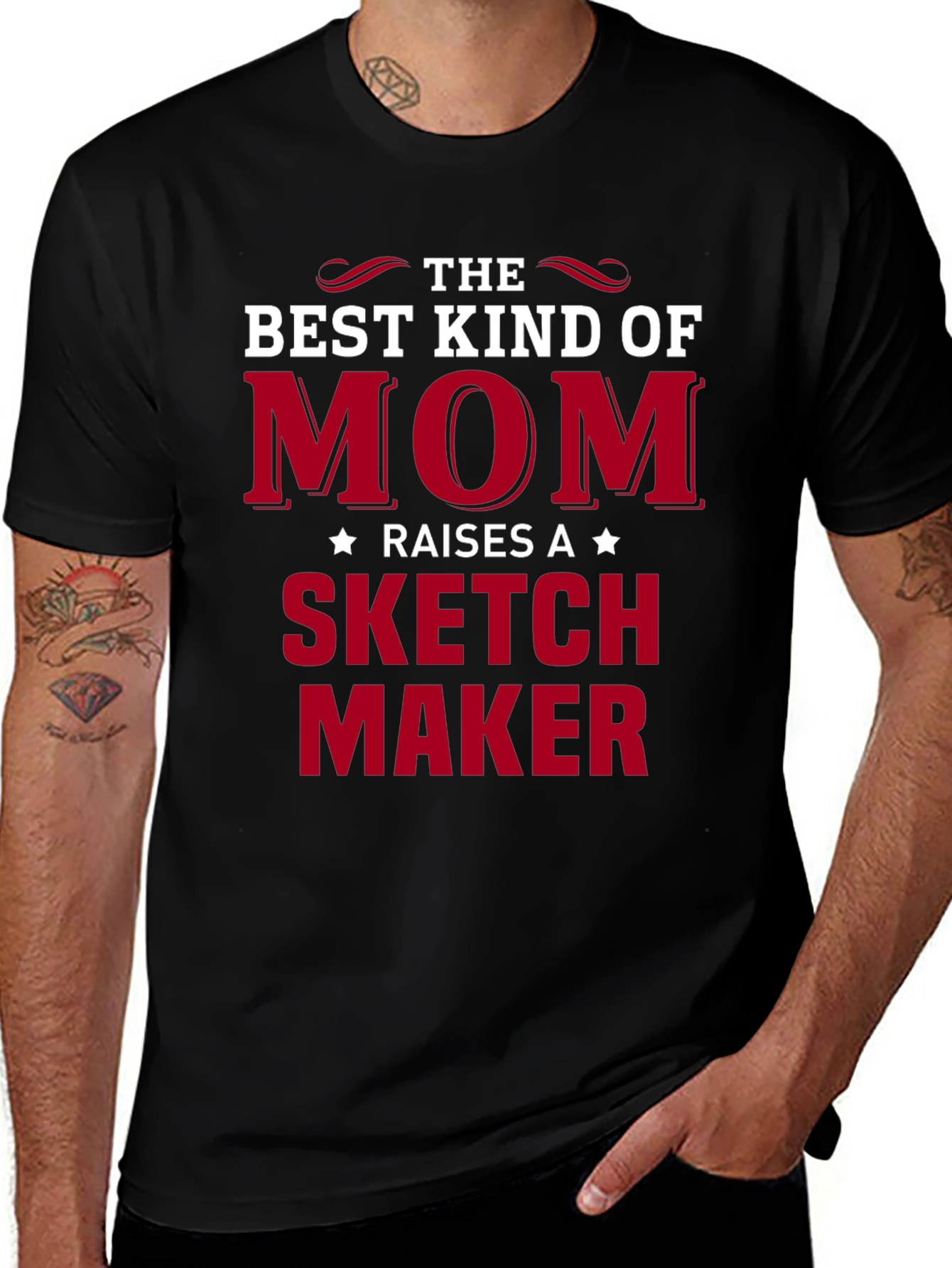 Best Kind of Mom Sketch Maker T-Shirt