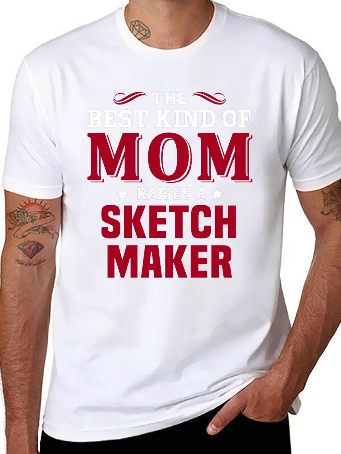 Best Kind of Mom Sketch Maker T-Shirt