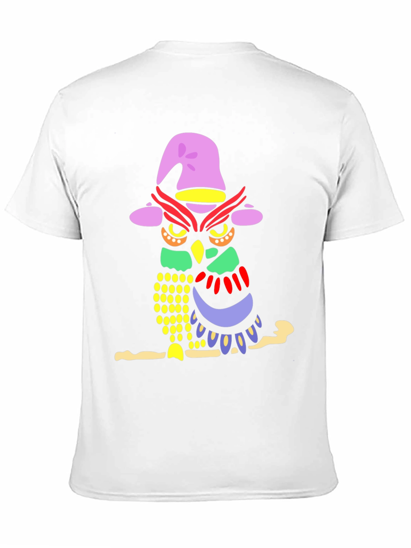 Whimsical Owl Graphic Tee - Mens Black T-Shirt