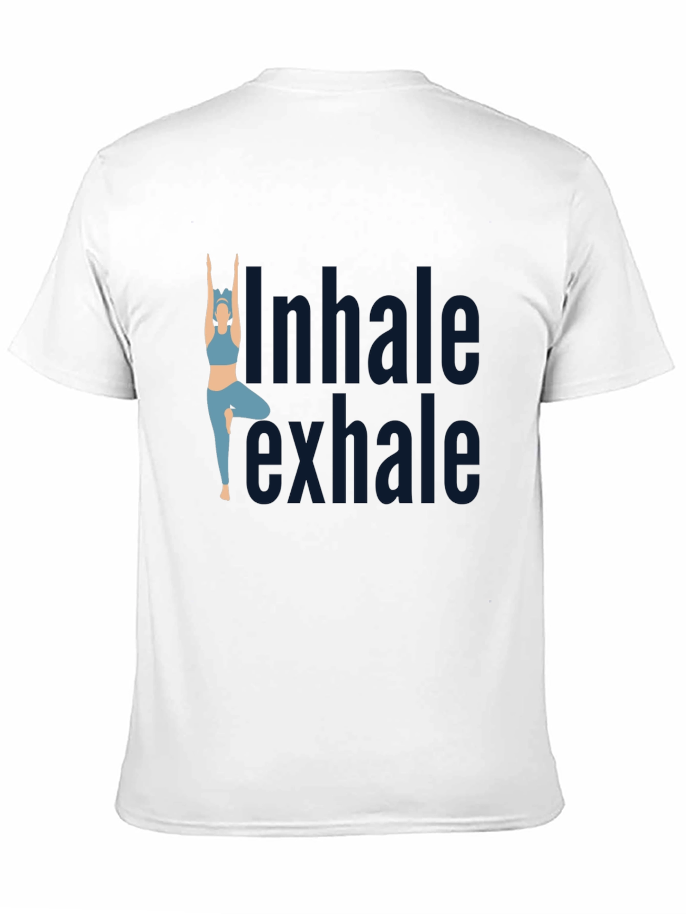 Inhale Exhale Yoga T-Shirt - Black
