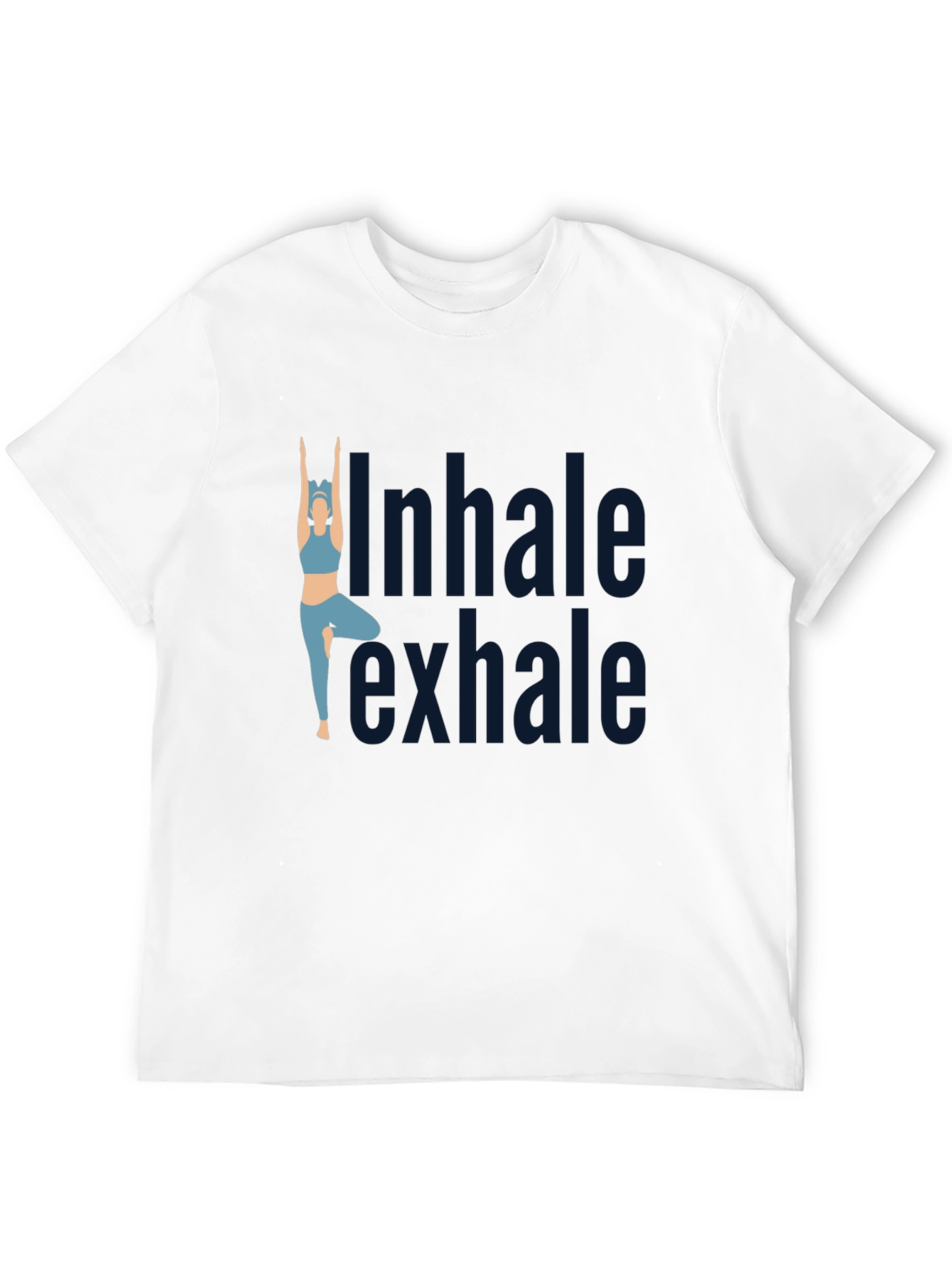 Inhale Exhale Yoga T-Shirt - Black
