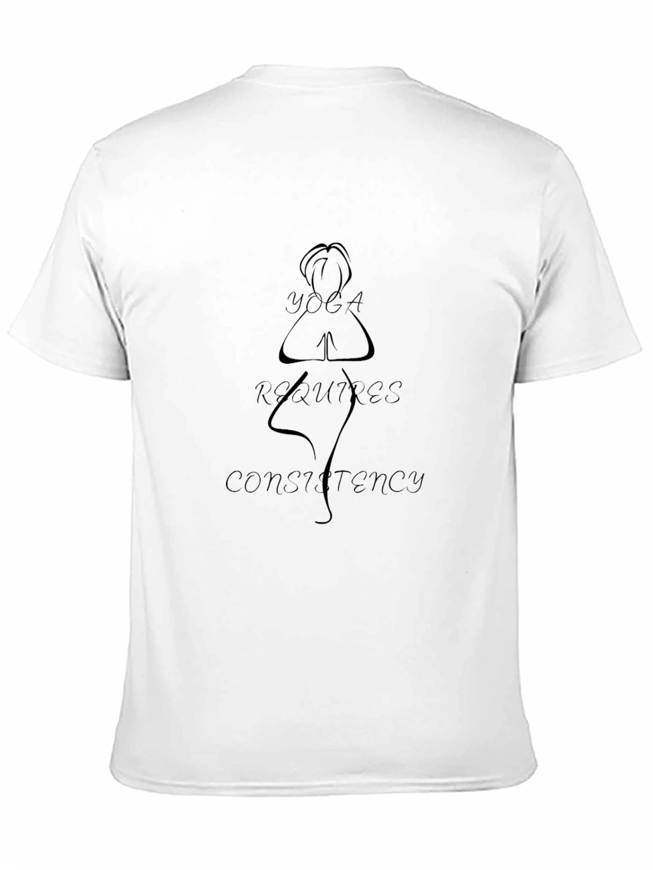 Yoga Requires Consistency Graphic T-Shirt