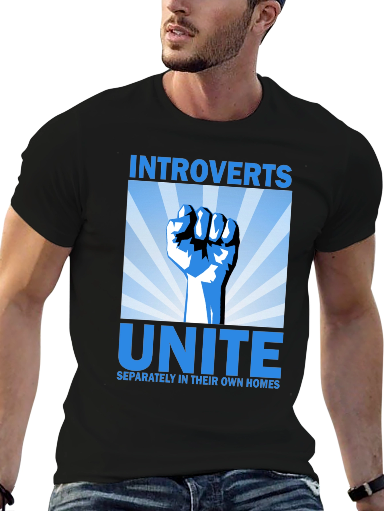 Introvert Unite Graphic T-Shirt