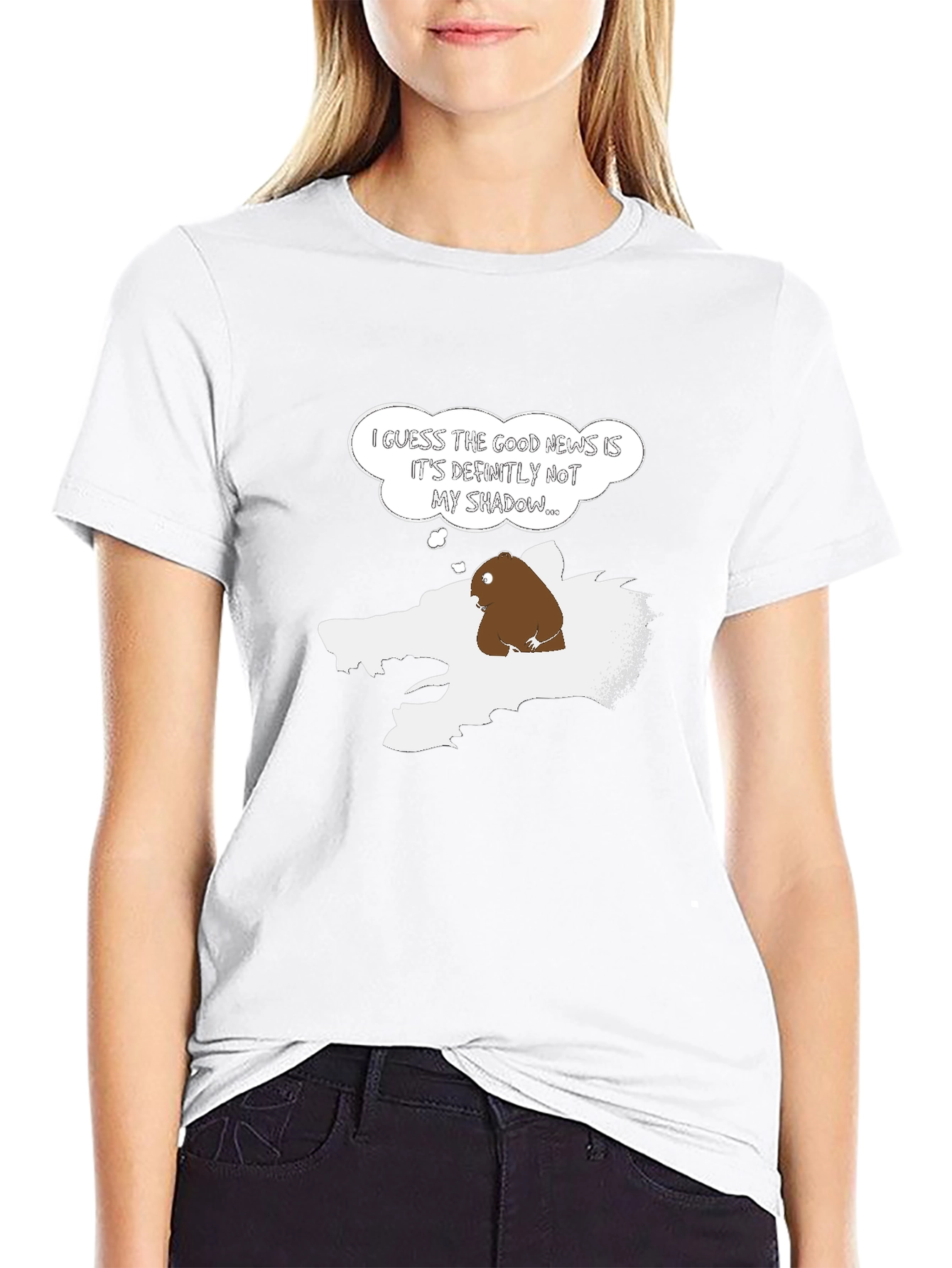 Groundhog Day Shadow Humor Mens T-Shirt