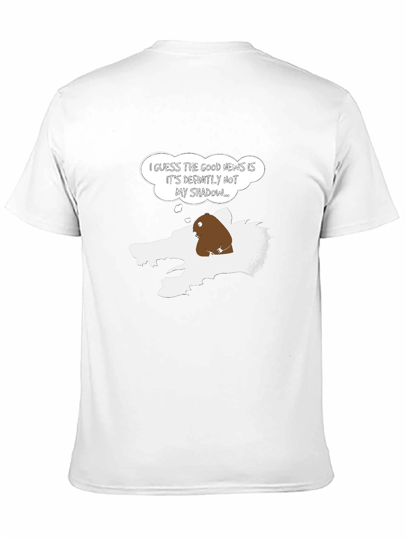 Groundhog Day Shadow Humor Mens T-Shirt