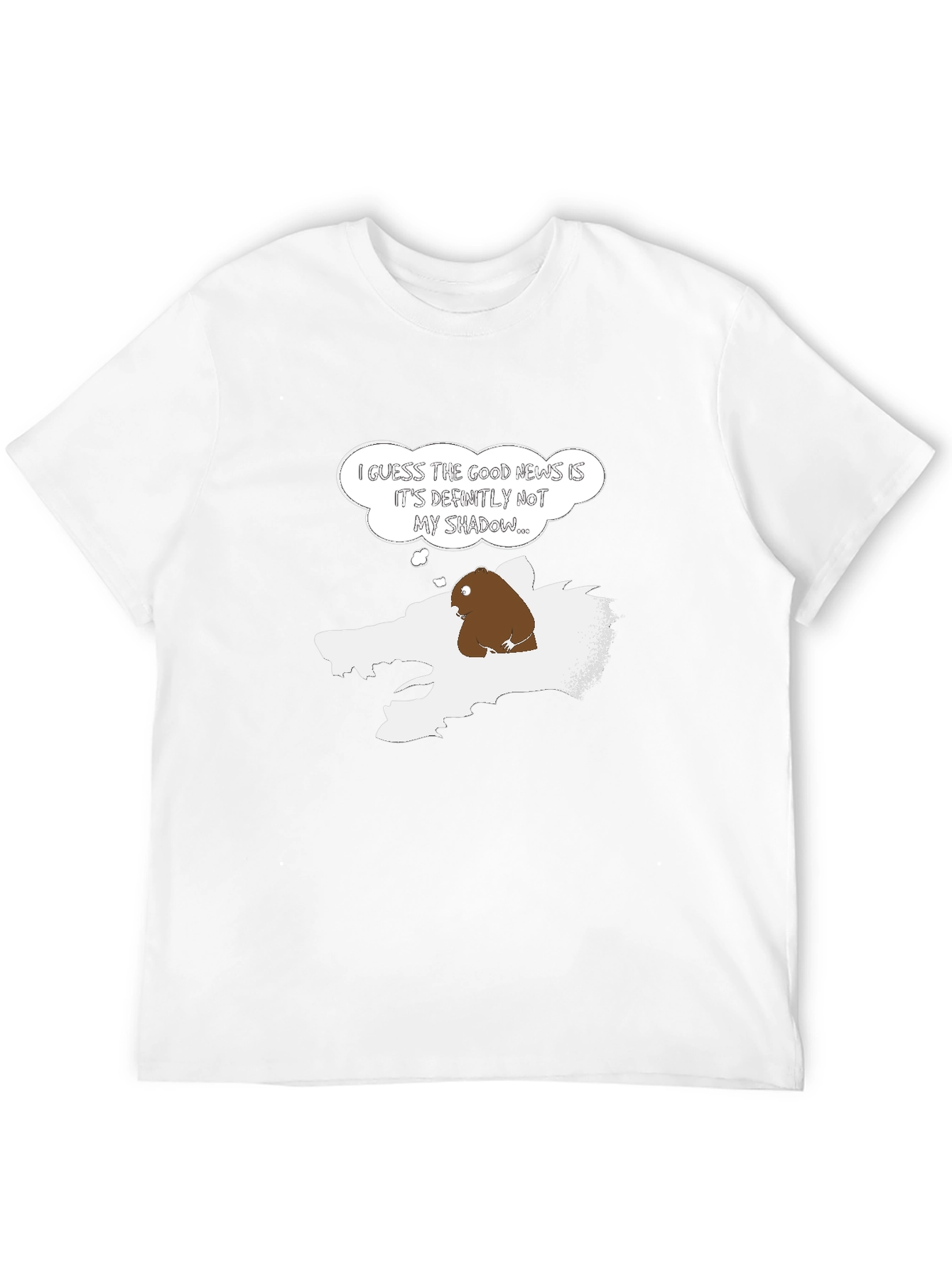 Groundhog Day Shadow Humor Mens T-Shirt