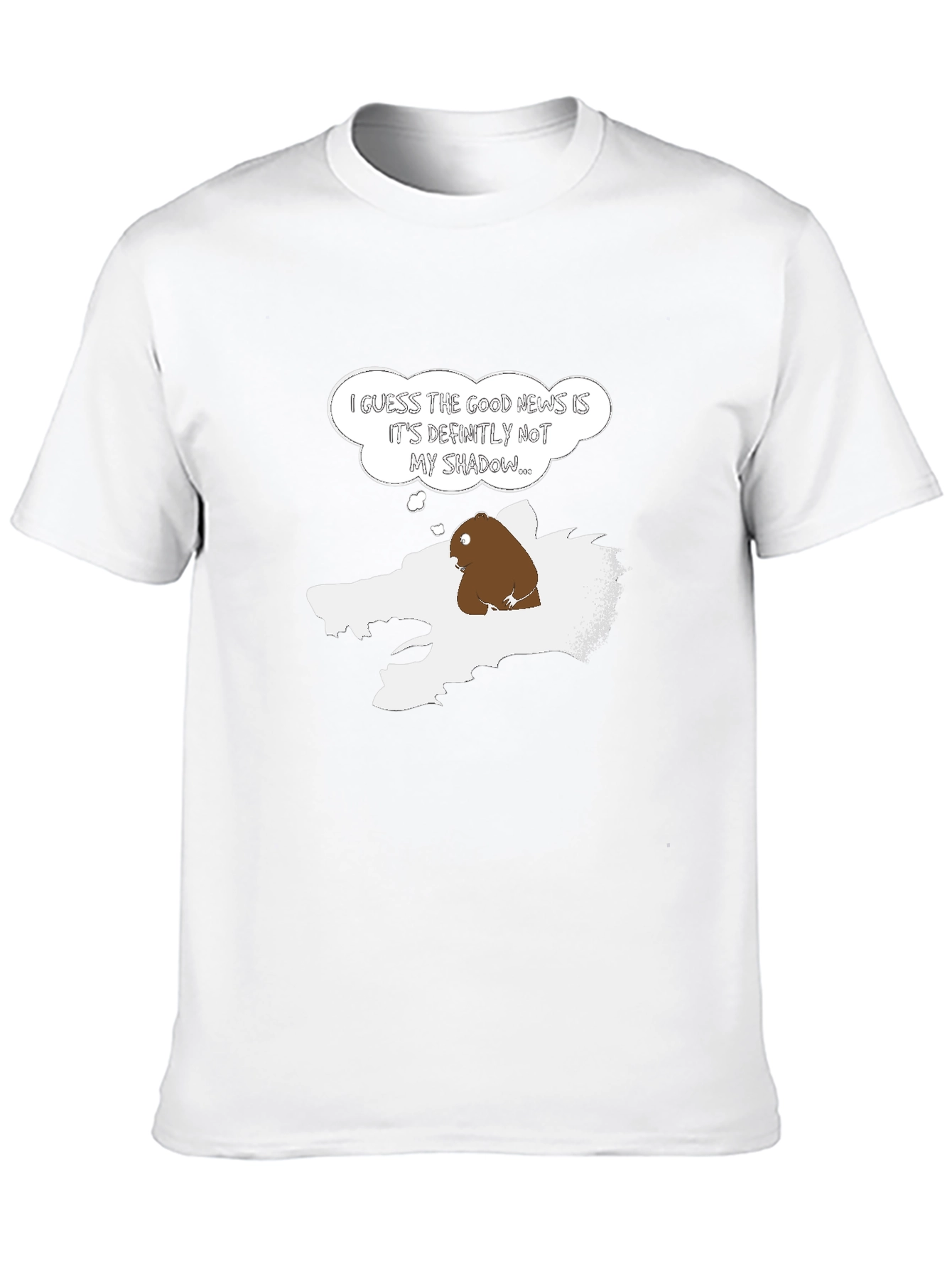 Groundhog Day Shadow Humor Mens T-Shirt