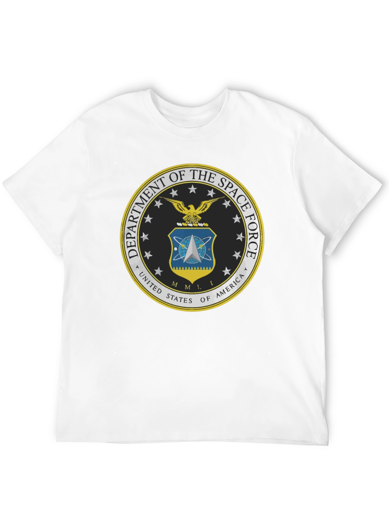 US Space Force Emblem T-Shirt - Black