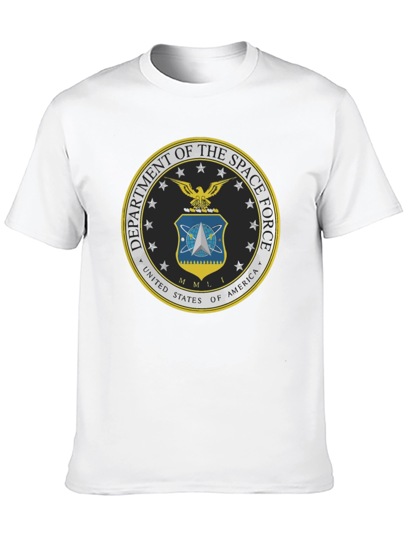 US Space Force Emblem T-Shirt - Black