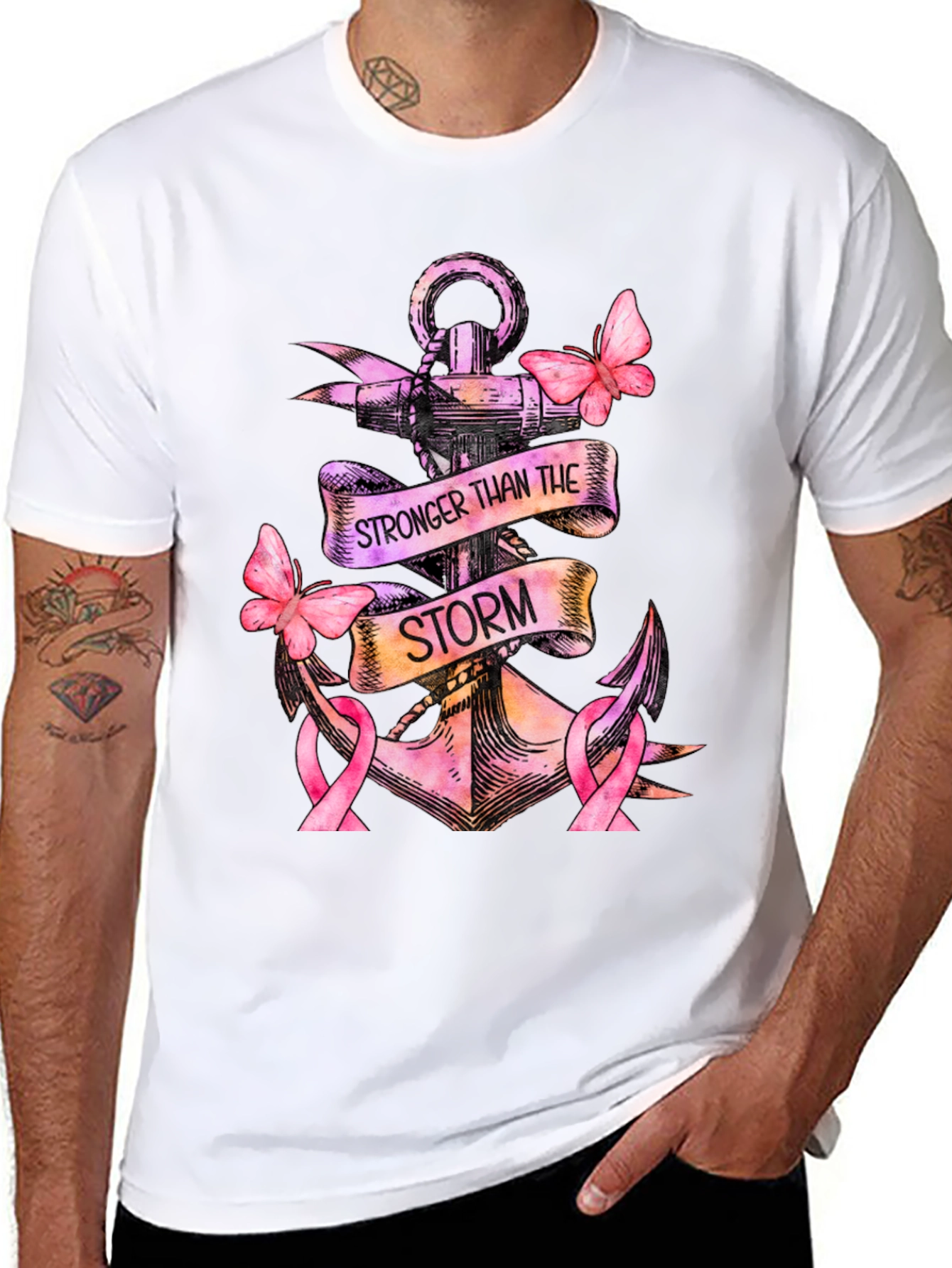 Stronger Than The Storm Anchor T-Shirt